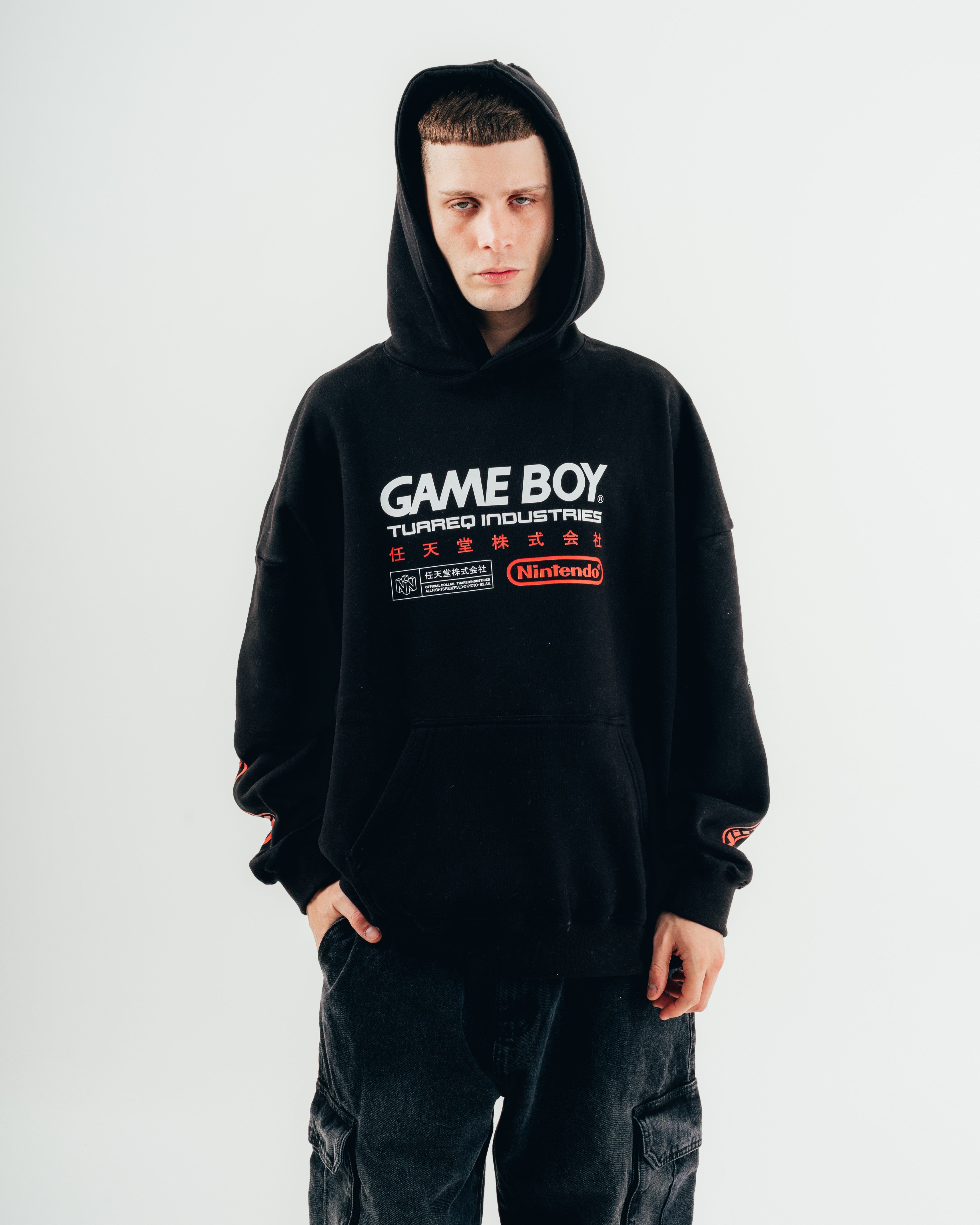 HOODIE [ NINTENDO ] GAME BOY BLACK