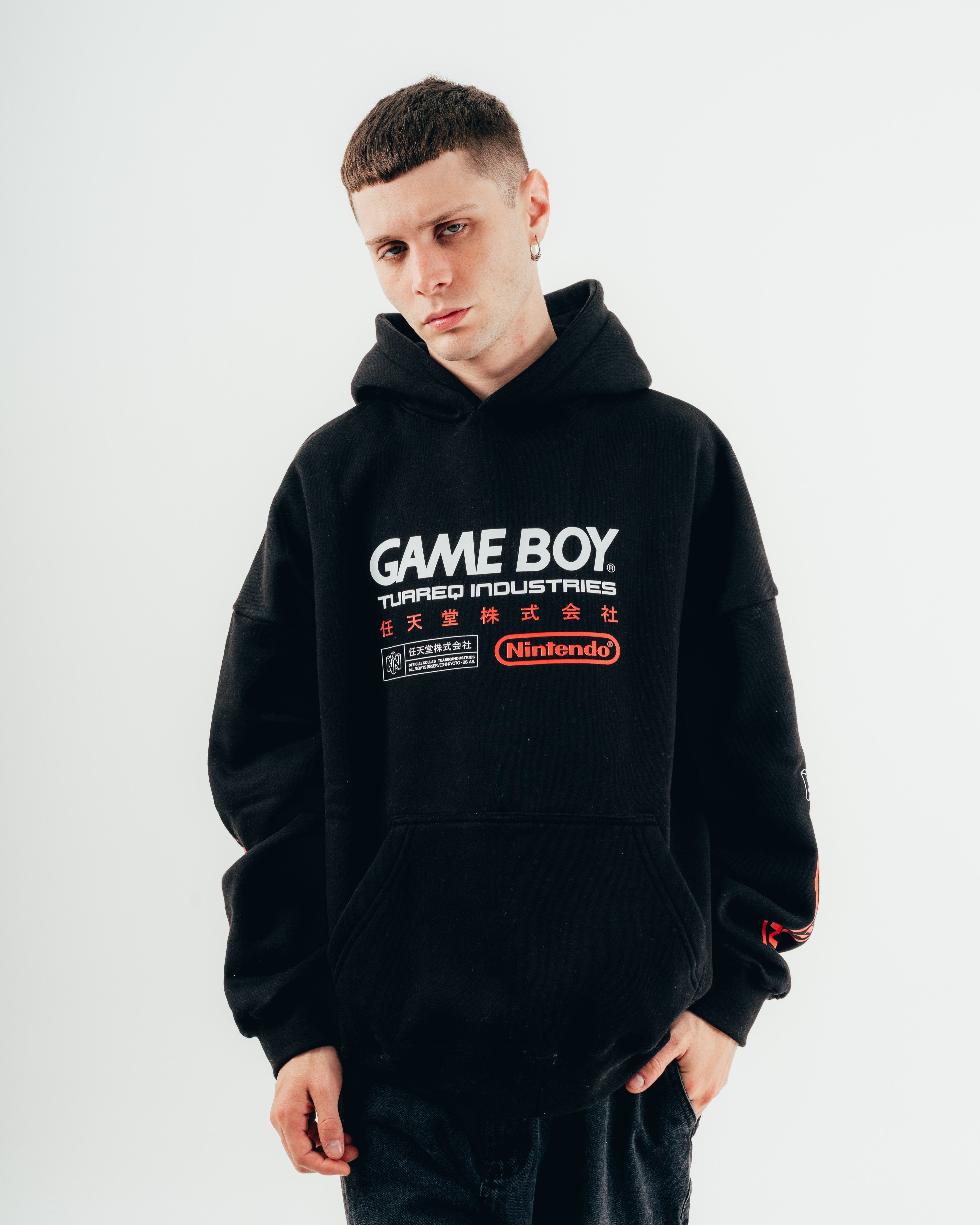 HOODIE [ NINTENDO ] GAME BOY BLACK