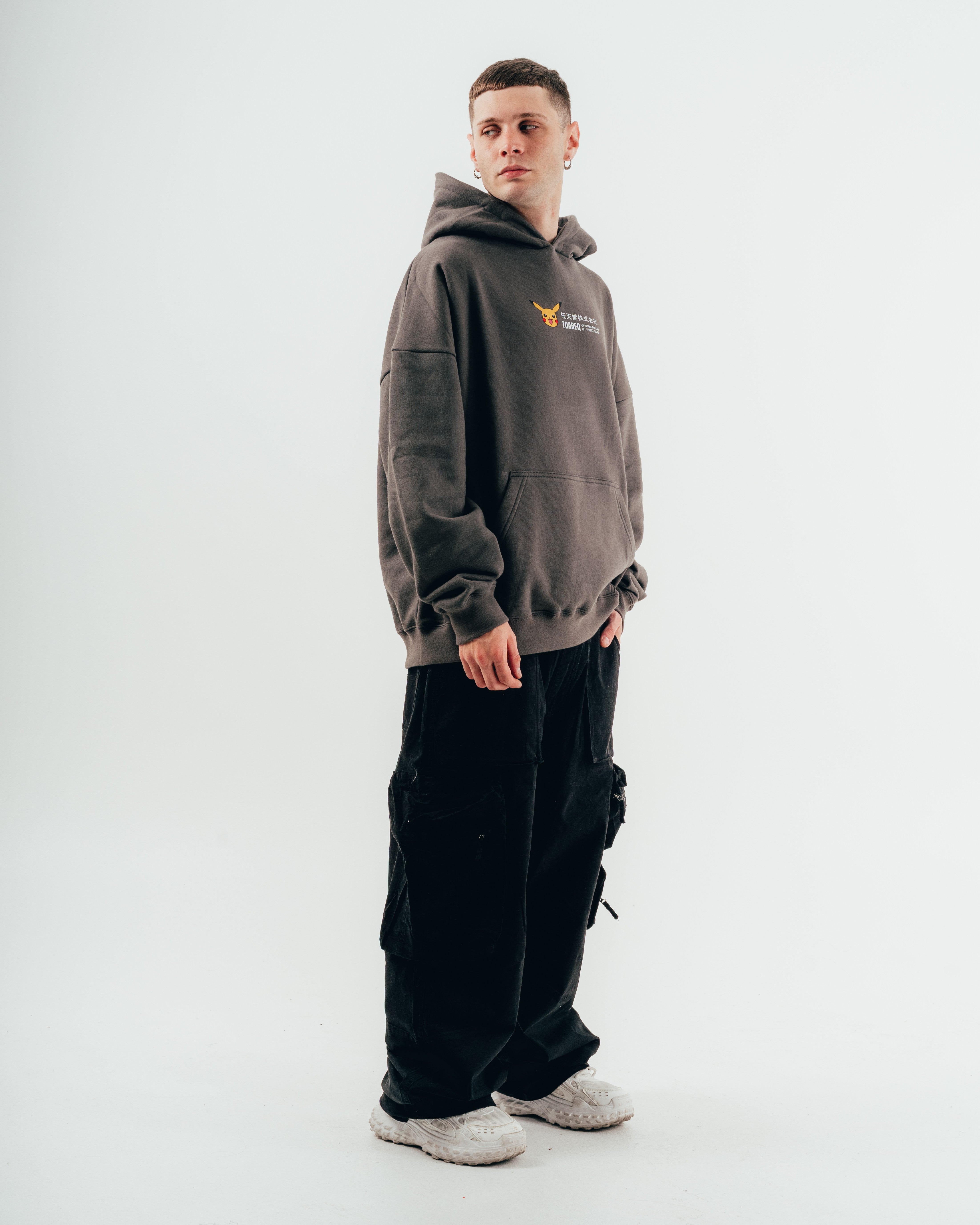 HOODIE [ NINTENDO ] PIKACHU GREY