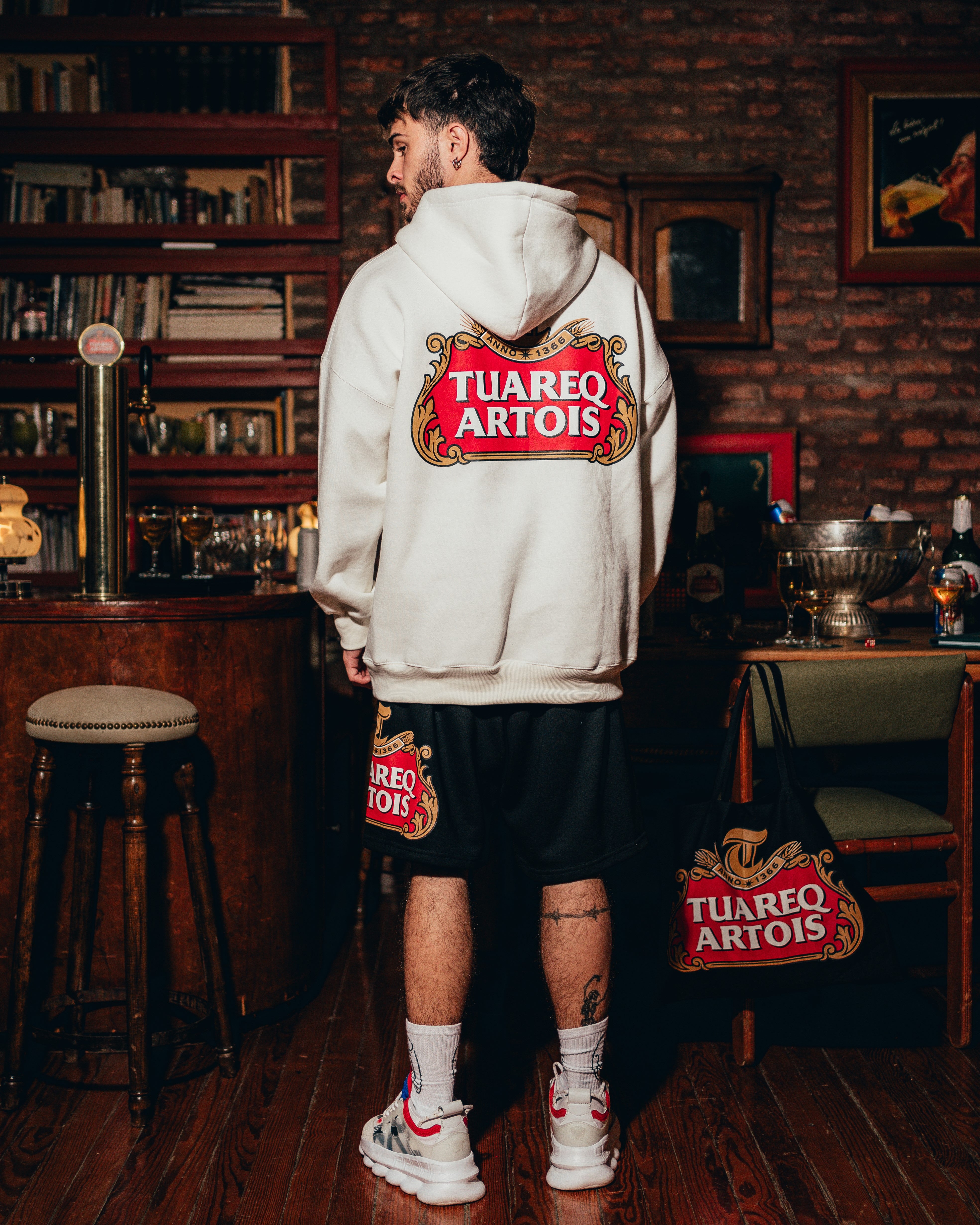 HOODIE PESADO [ STELLA ARTOIS ] PEARL WHITE