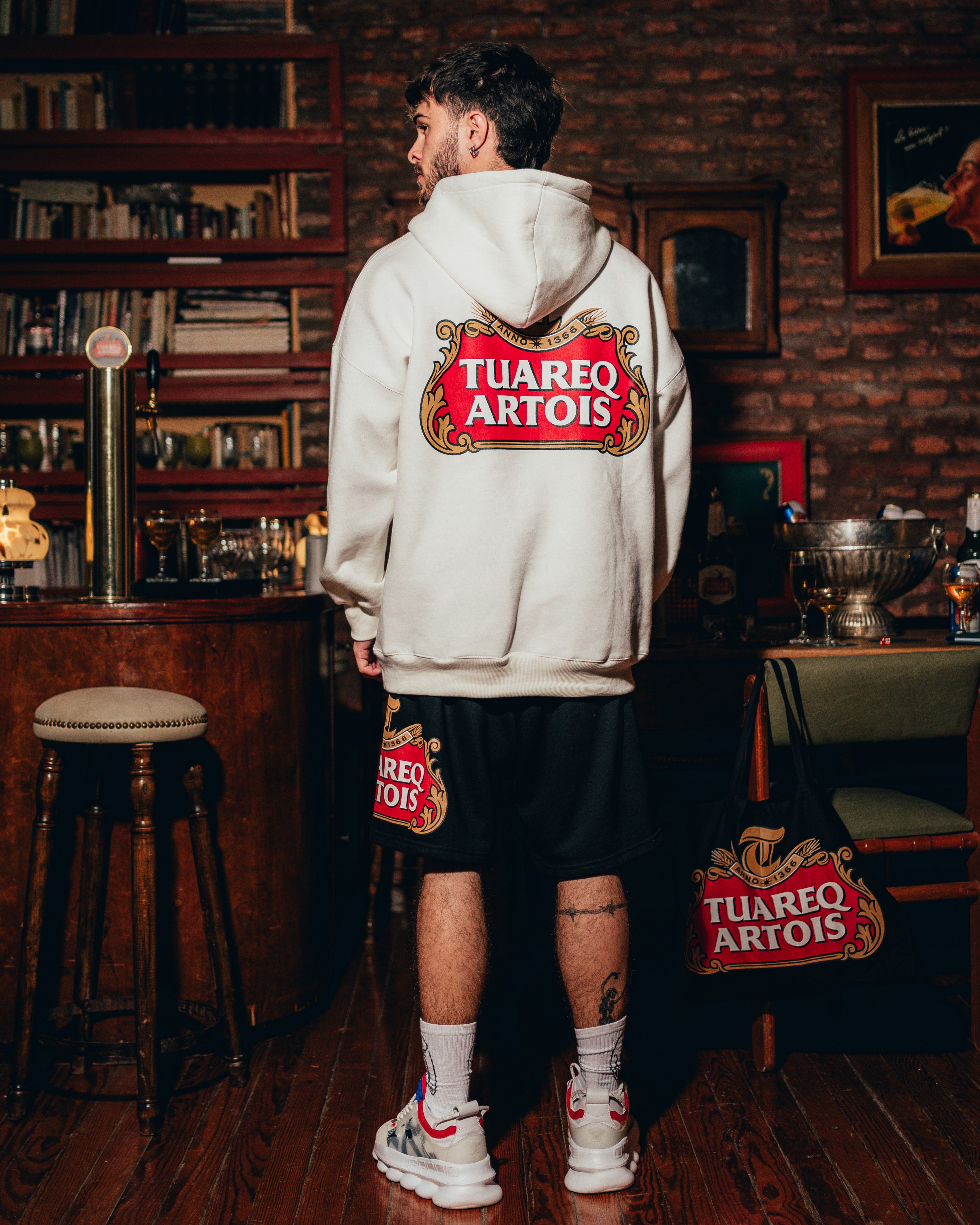 HOODIE PESADO [ STELLA ARTOIS ] PEARL WHITE