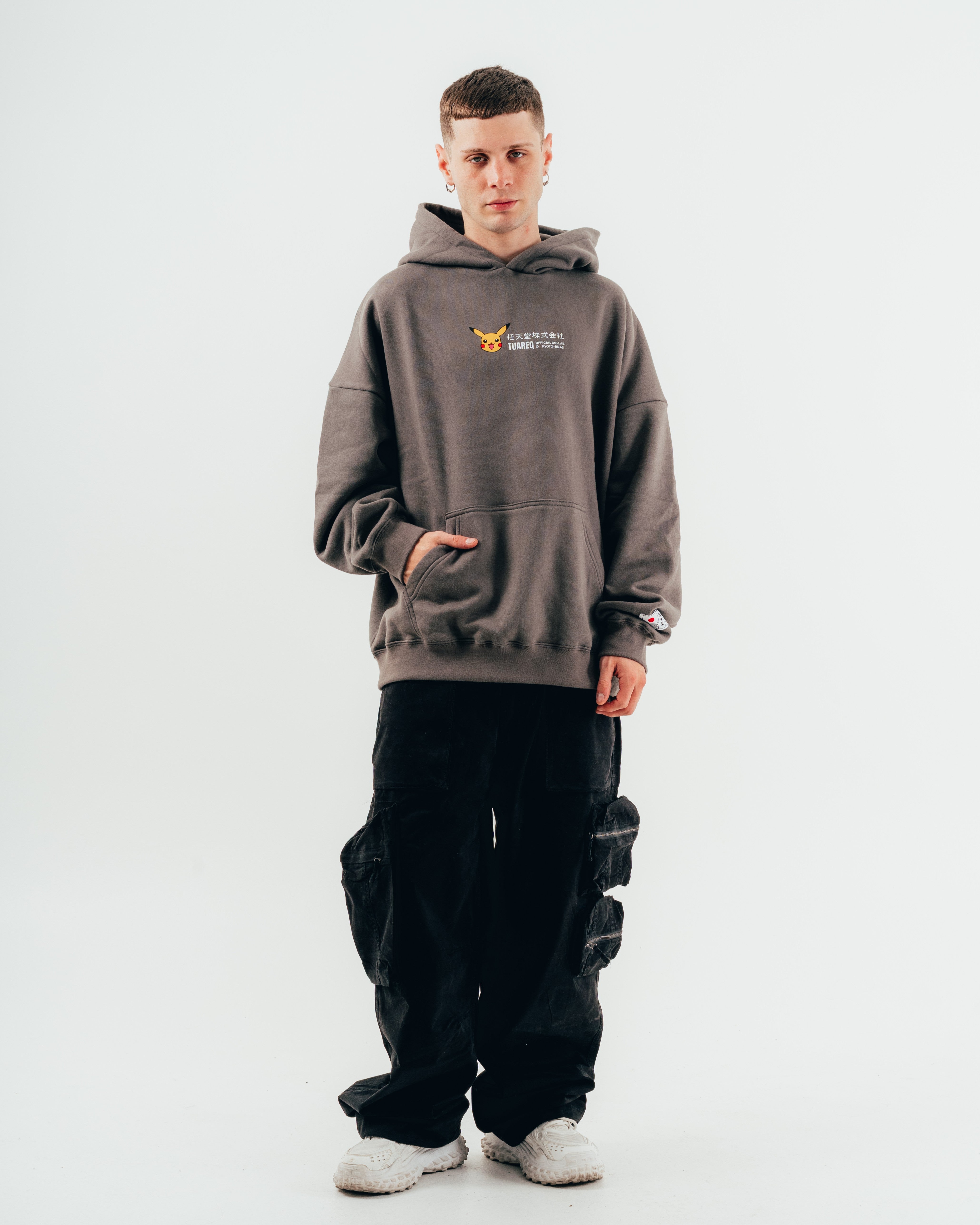 HOODIE [ NINTENDO ] PIKACHU GREY
