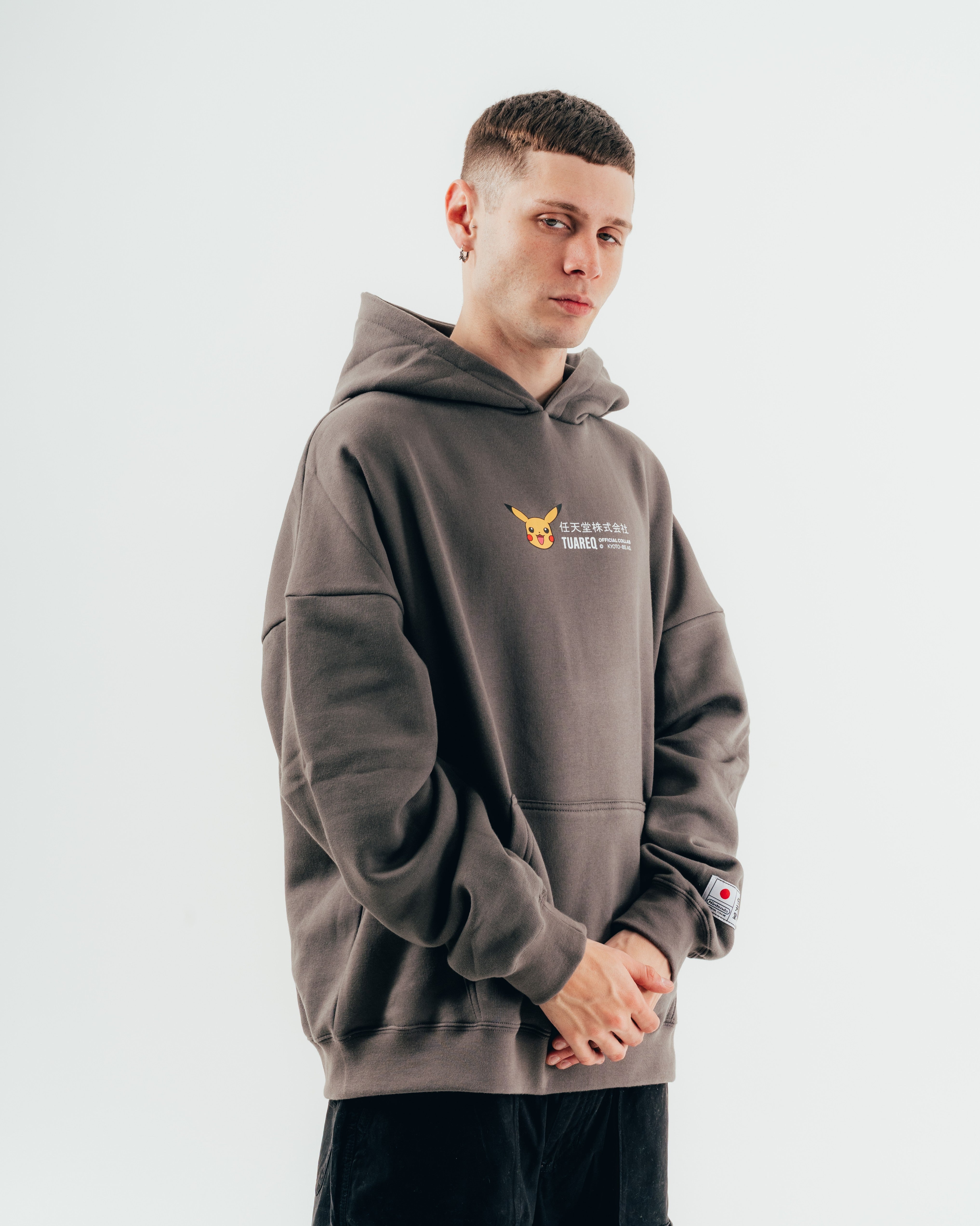 HOODIE [ NINTENDO ] PIKACHU GREY