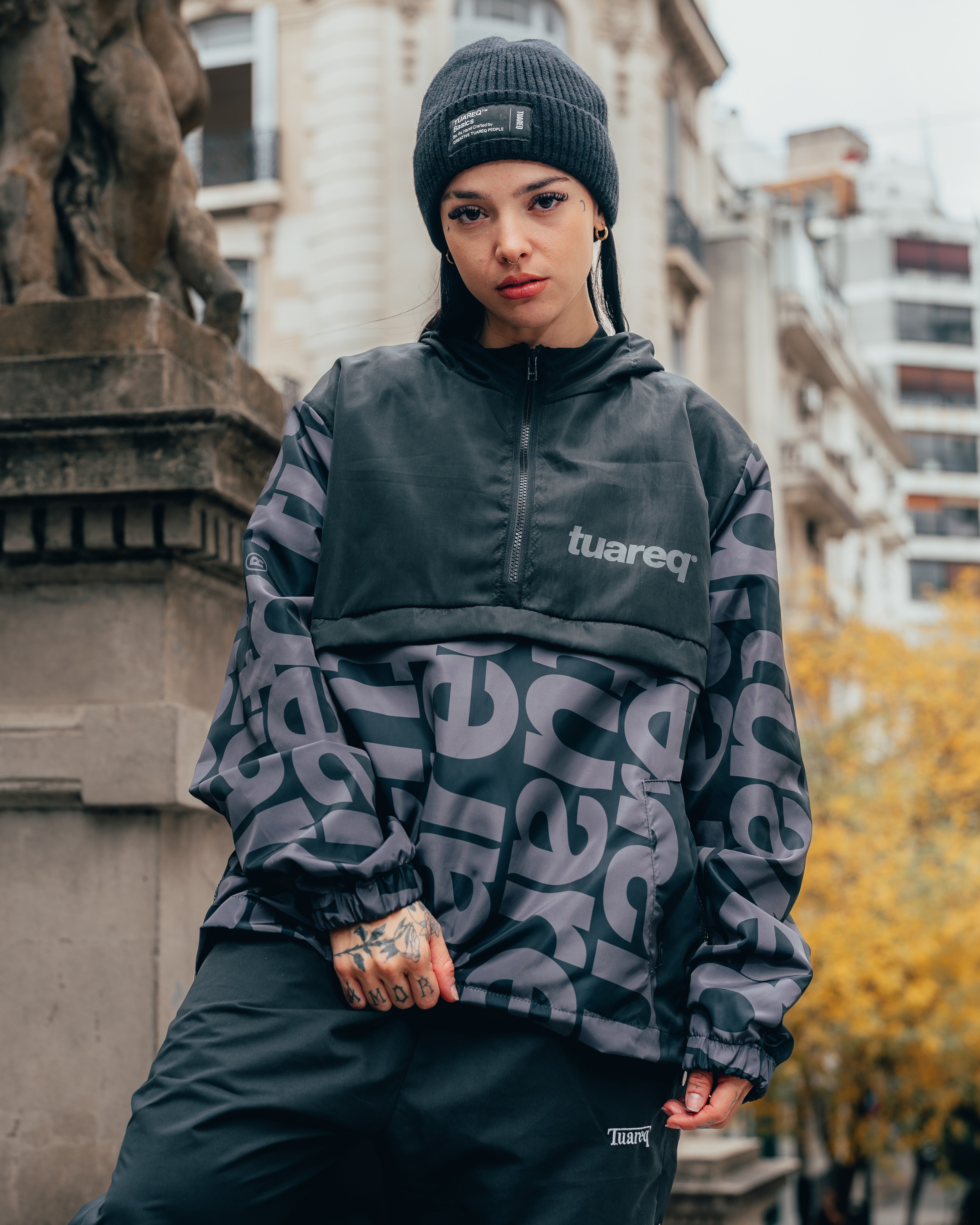 ANORAK IMPERMEABLE [ TUAREQ ] MONOGRAMA BLACK