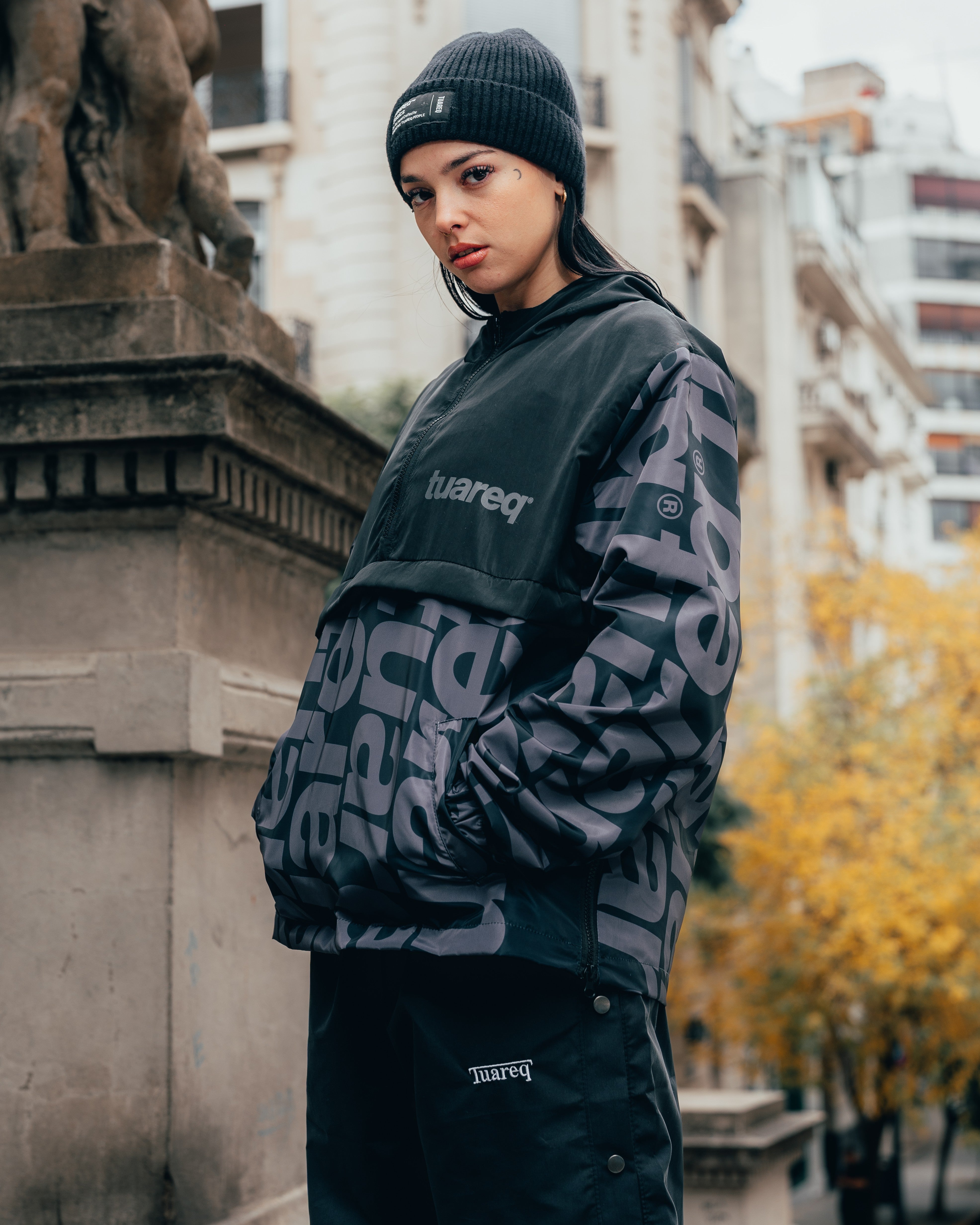 ANORAK IMPERMEABLE [ TUAREQ ] MONOGRAMA BLACK