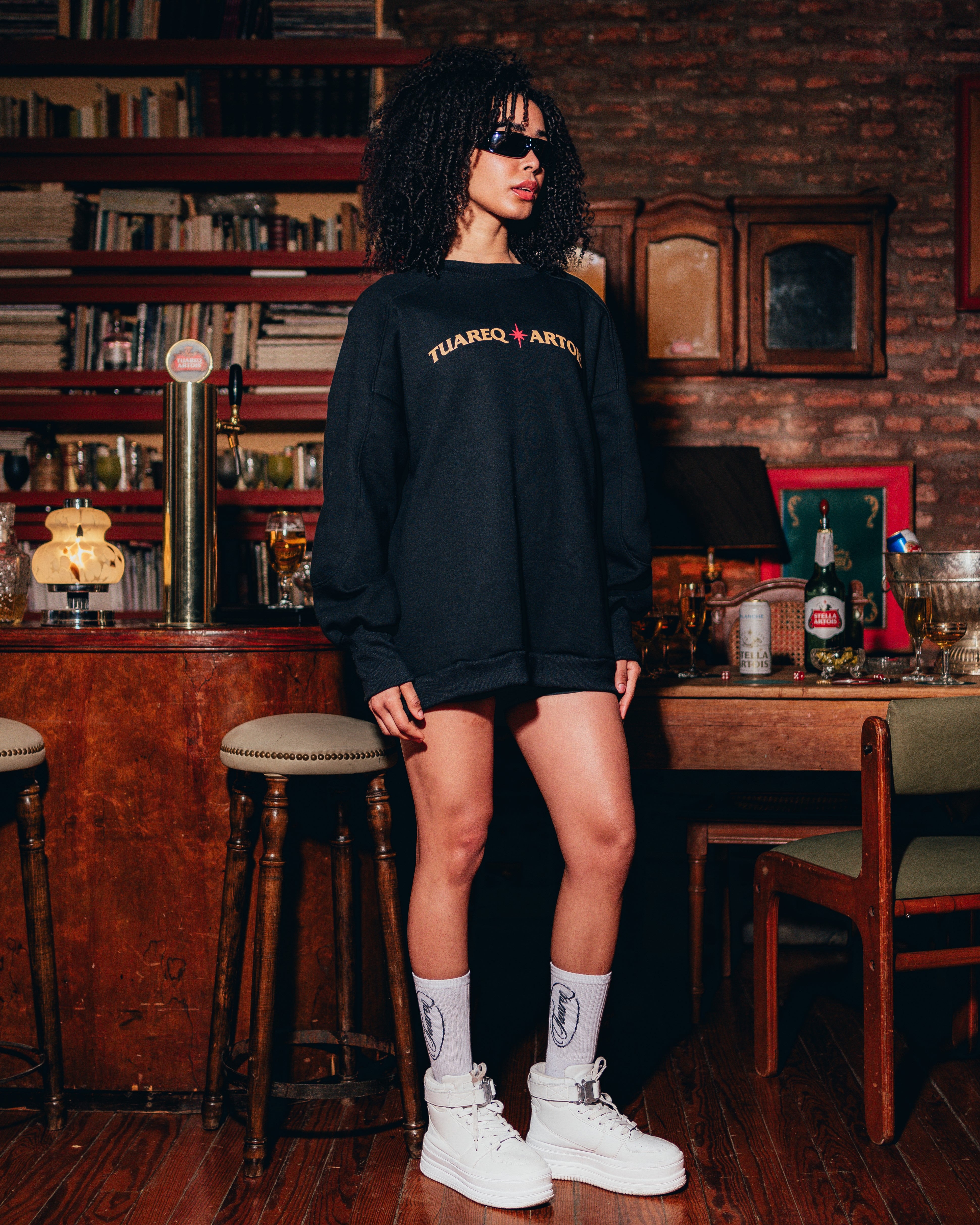 CREWNECK [ STELLA ARTOIS ] BLACK