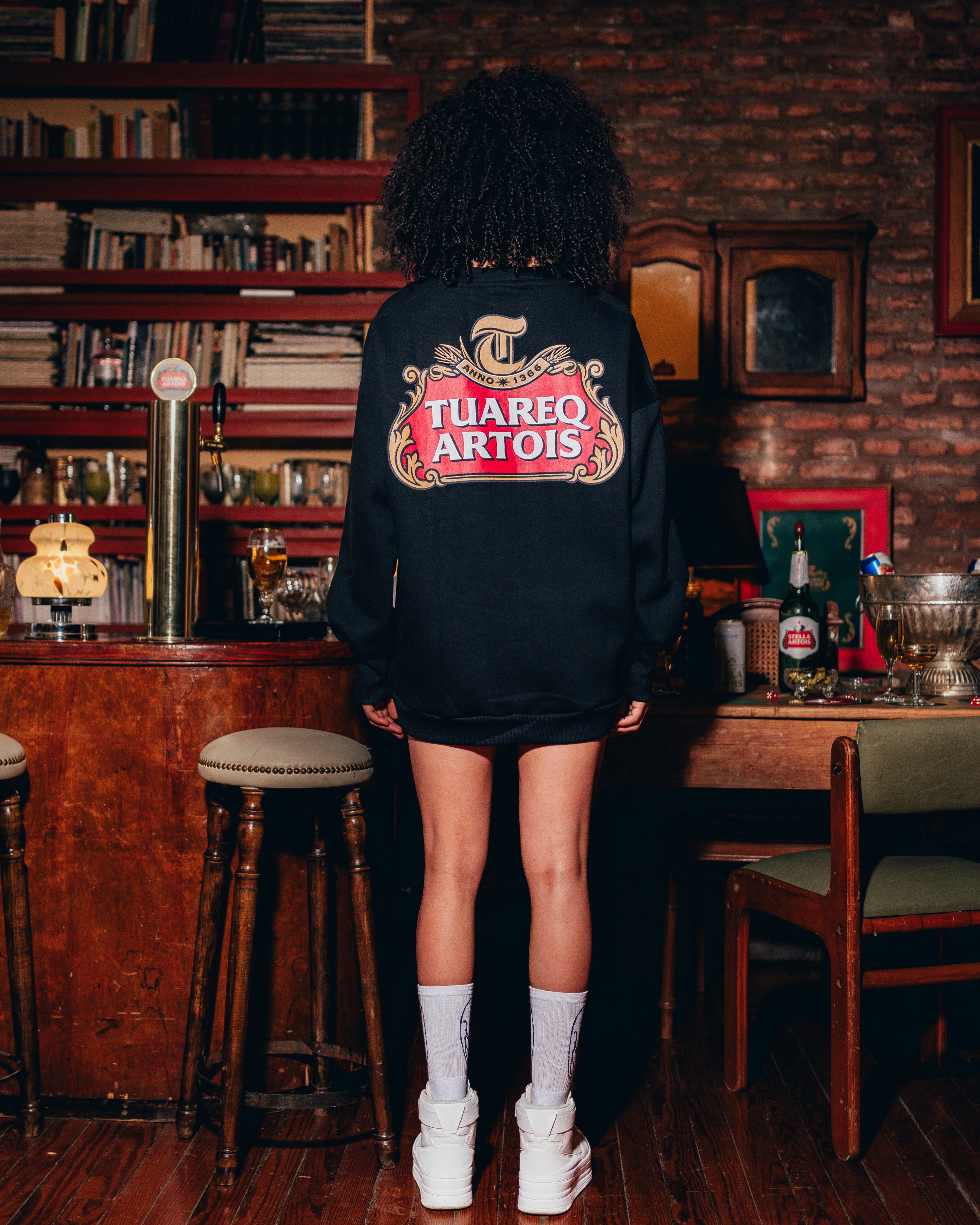 CREWNECK [ STELLA ARTOIS ] BLACK