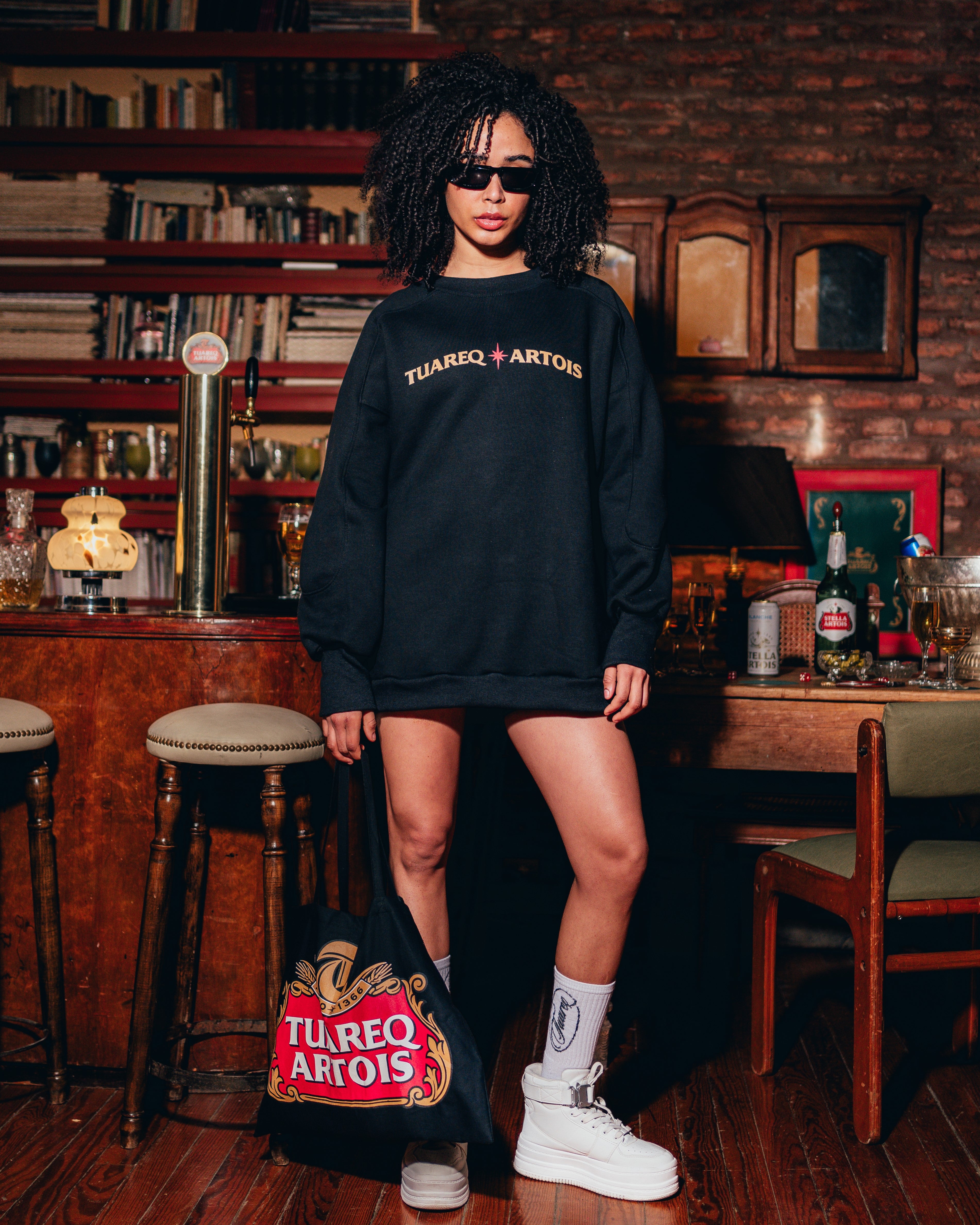 CREWNECK [ STELLA ARTOIS ] BLACK