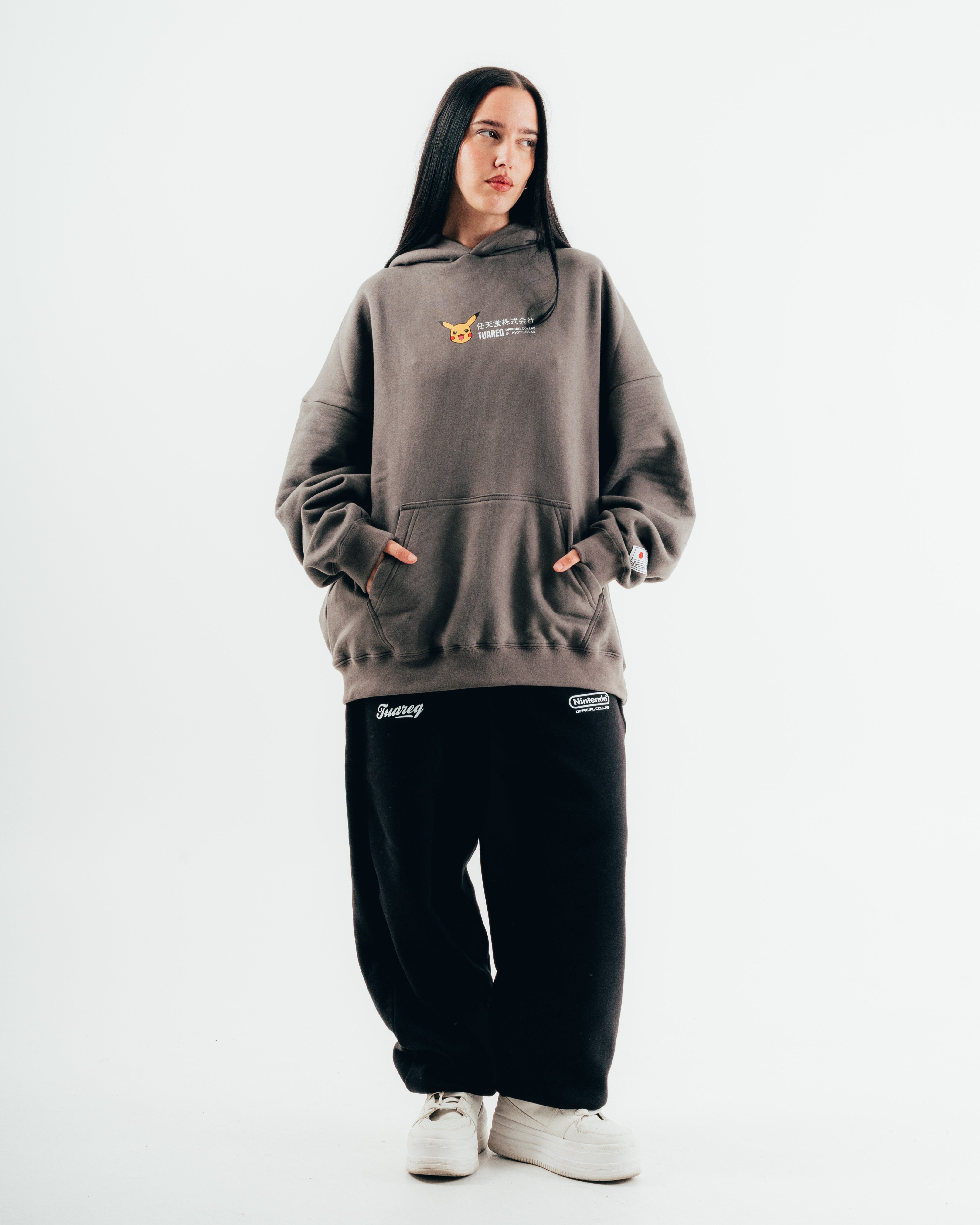 HOODIE [ NINTENDO ] PIKACHU GREY