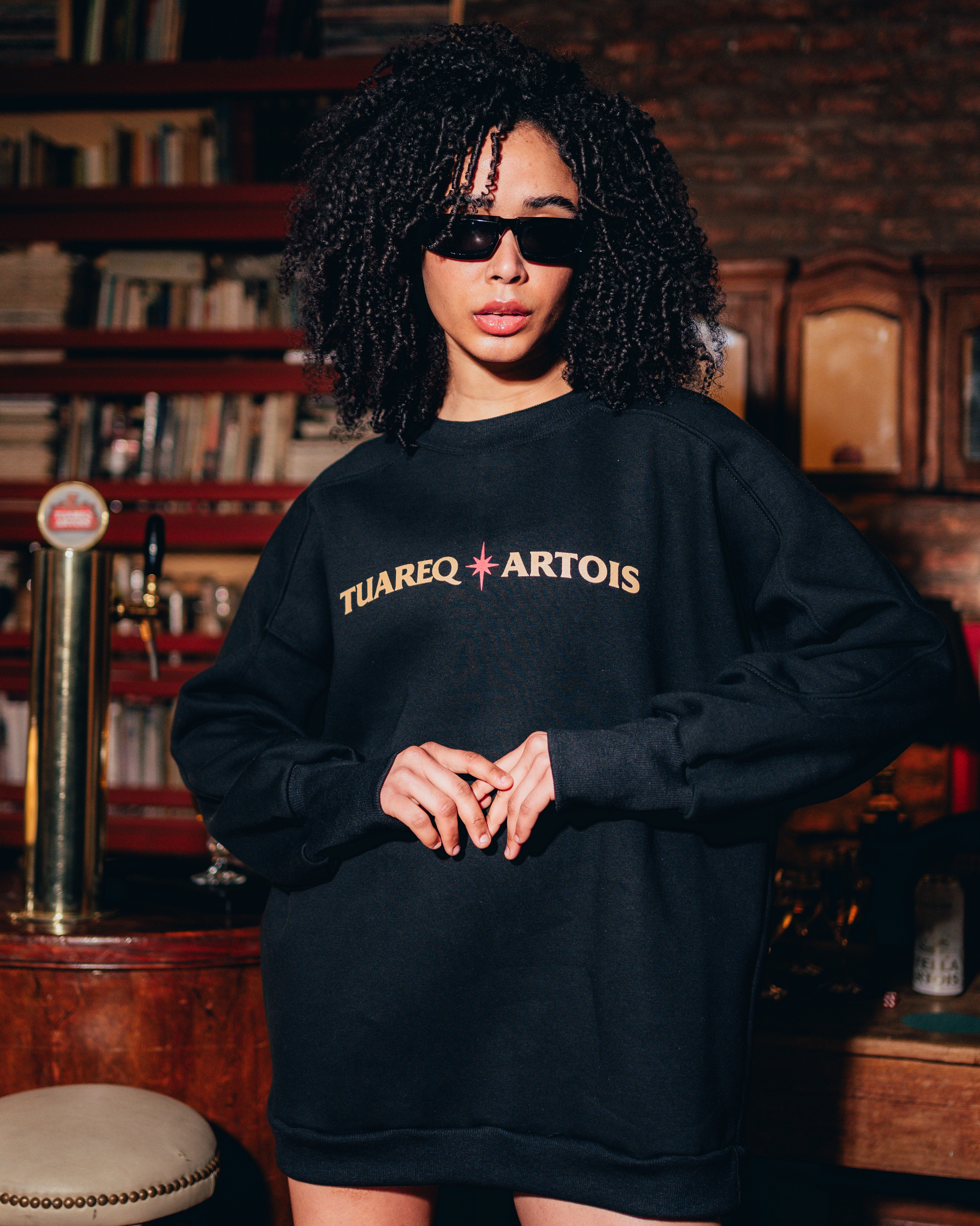 CREWNECK [ STELLA ARTOIS ] BLACK