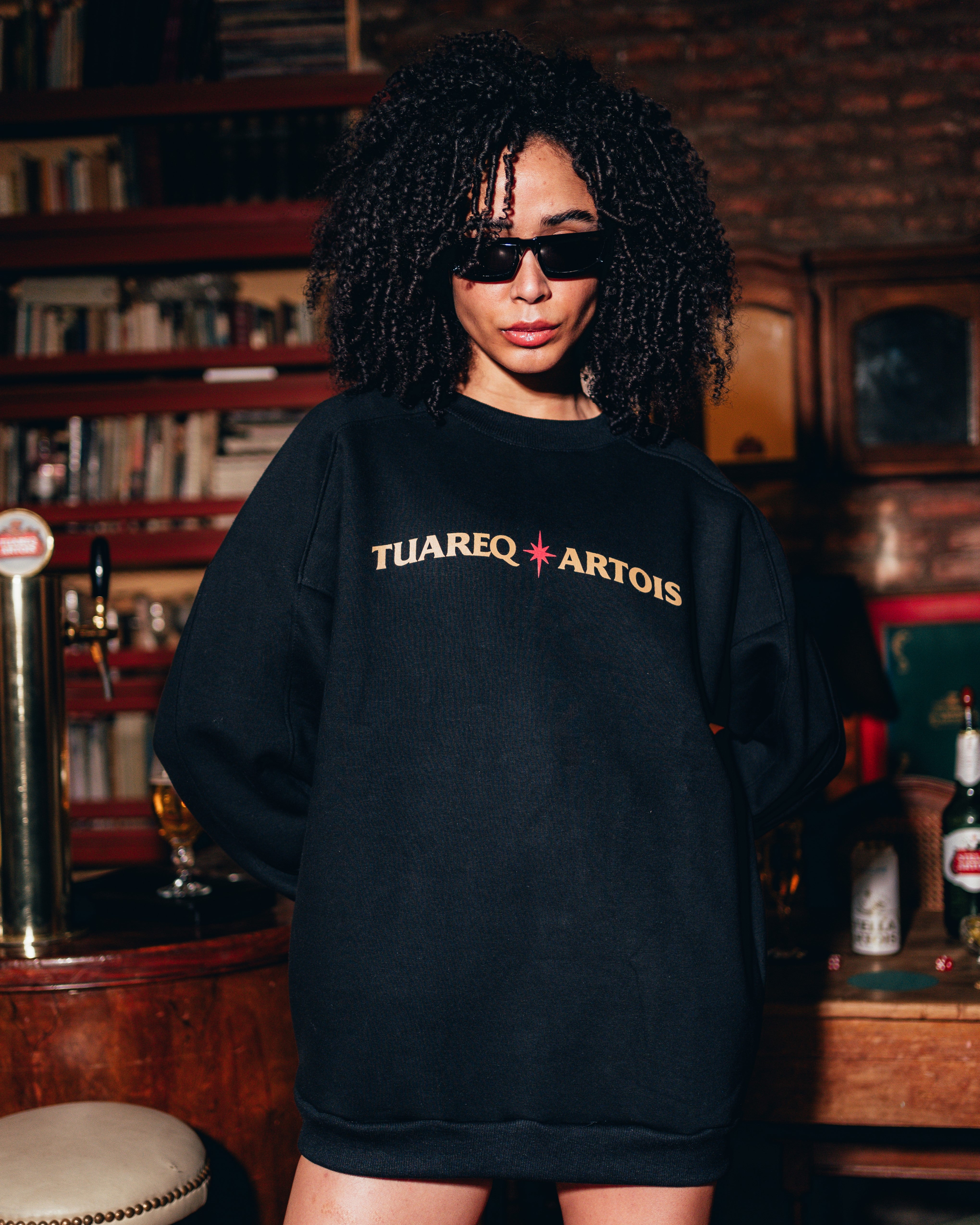 CREWNECK [ STELLA ARTOIS ] BLACK