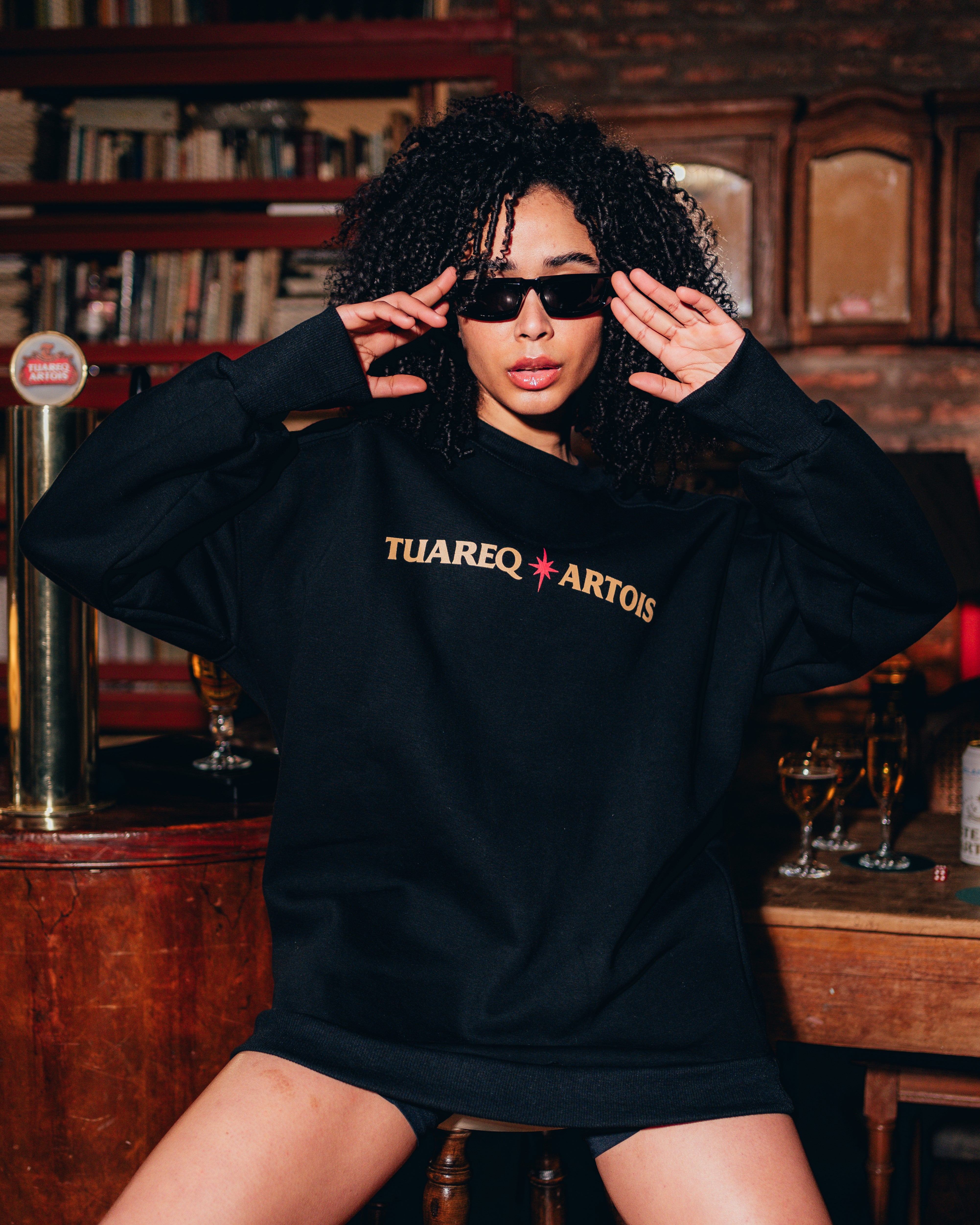 CREWNECK [ STELLA ARTOIS ] BLACK