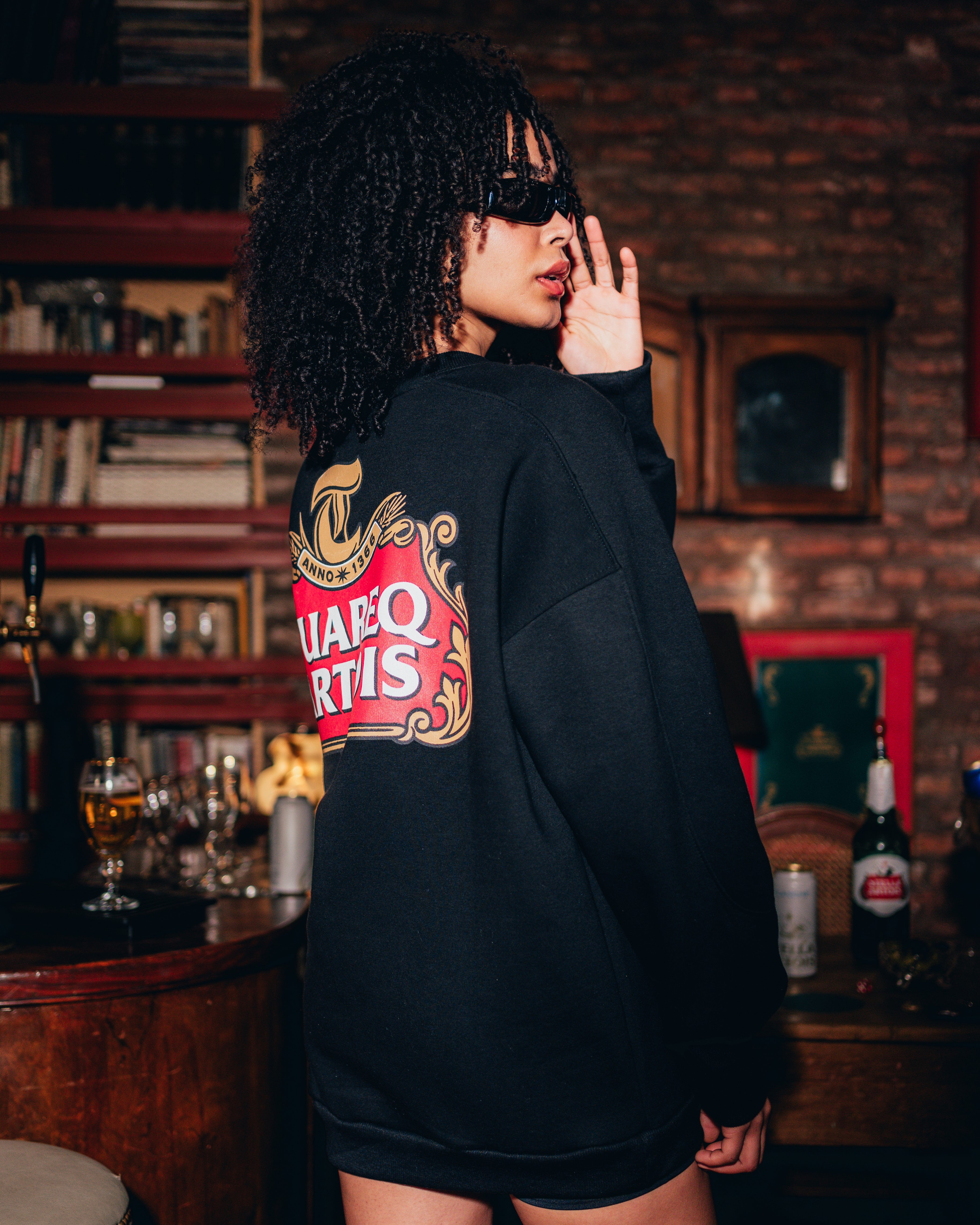 CREWNECK [ STELLA ARTOIS ] BLACK