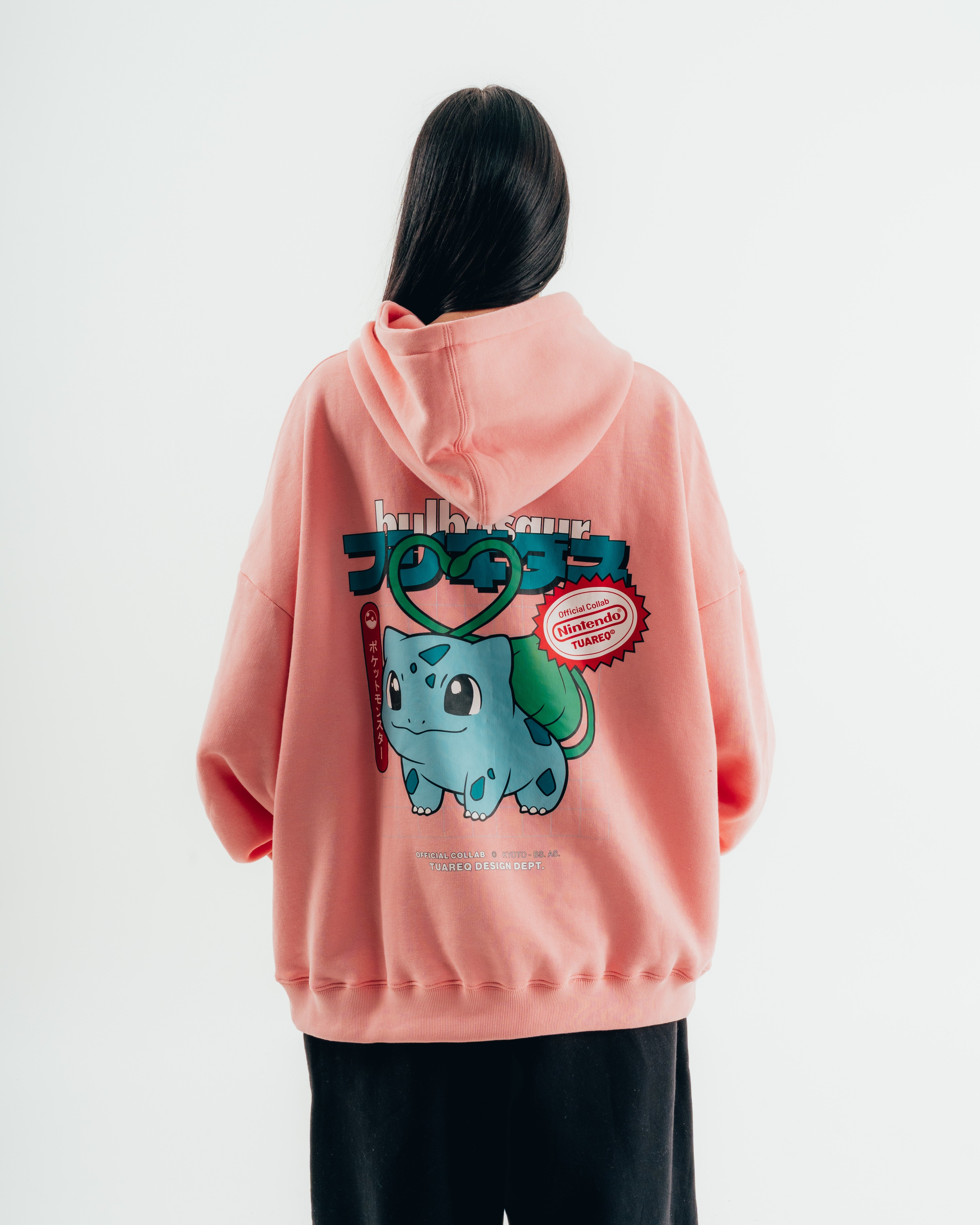 HOODIE [ NINTENDO ] BULBASAUR PINK