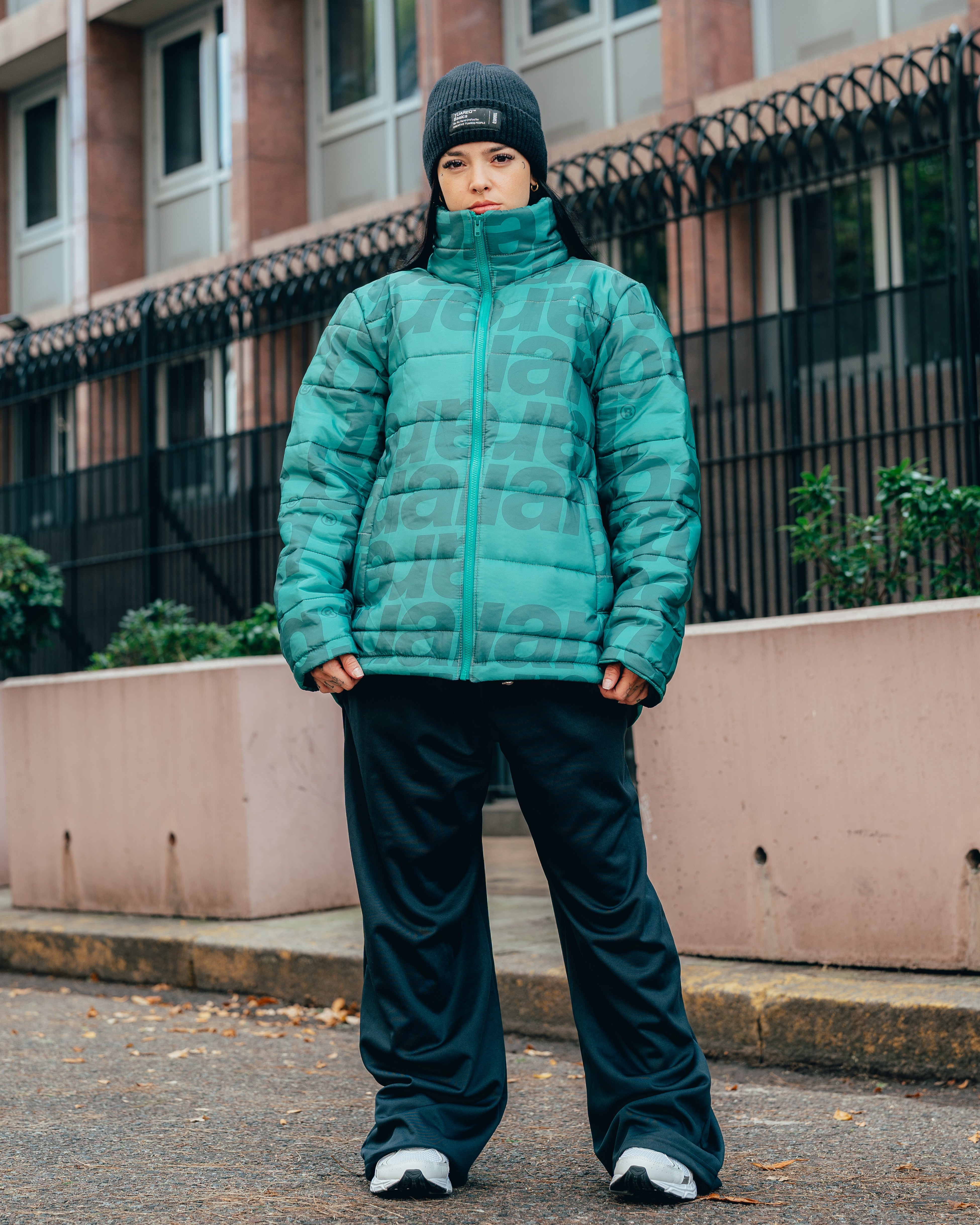 CAMPERA PUFFER [ TUAREQ ] MONOGRAMA GREEN