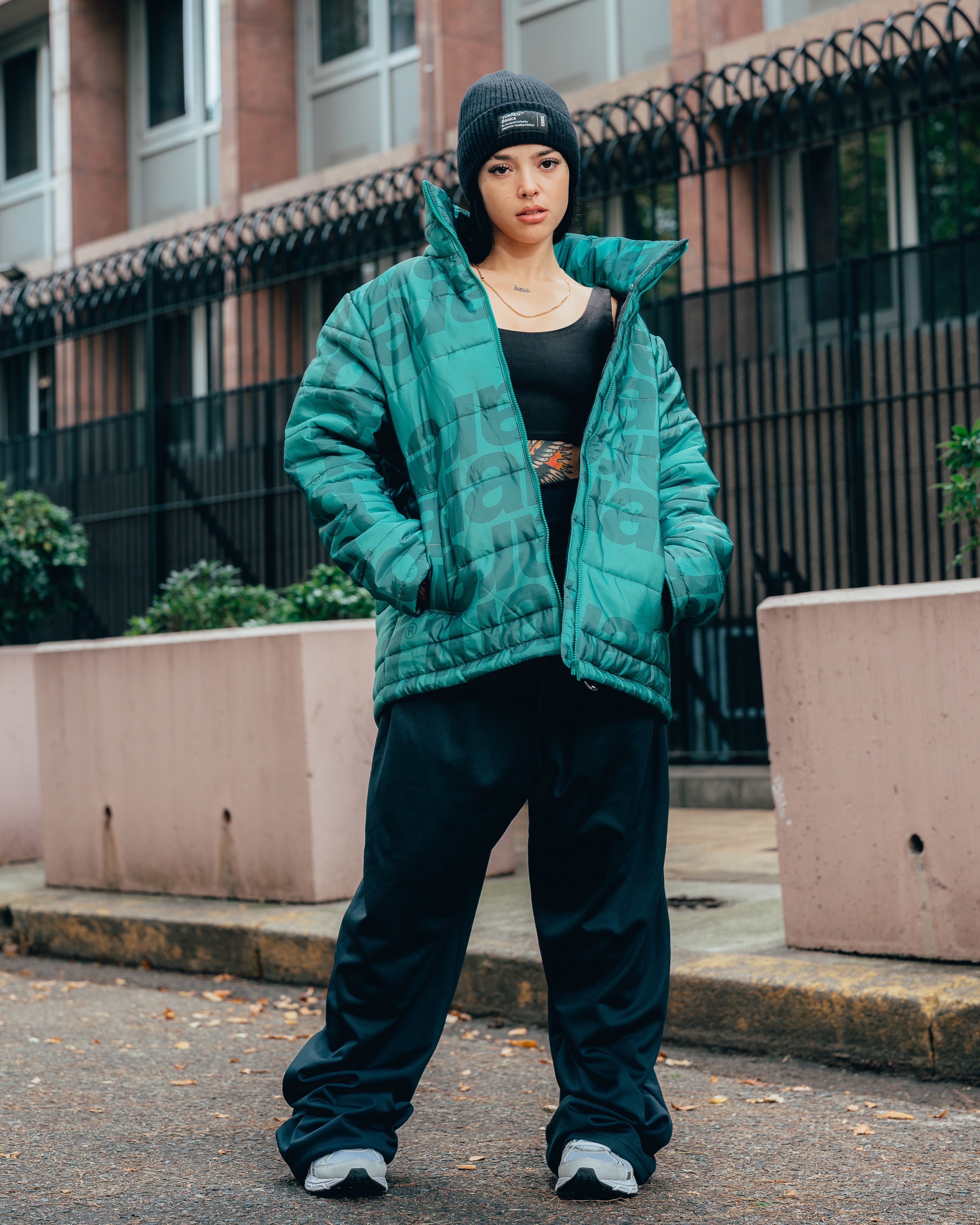 CAMPERA PUFFER [ TUAREQ ] MONOGRAMA GREEN