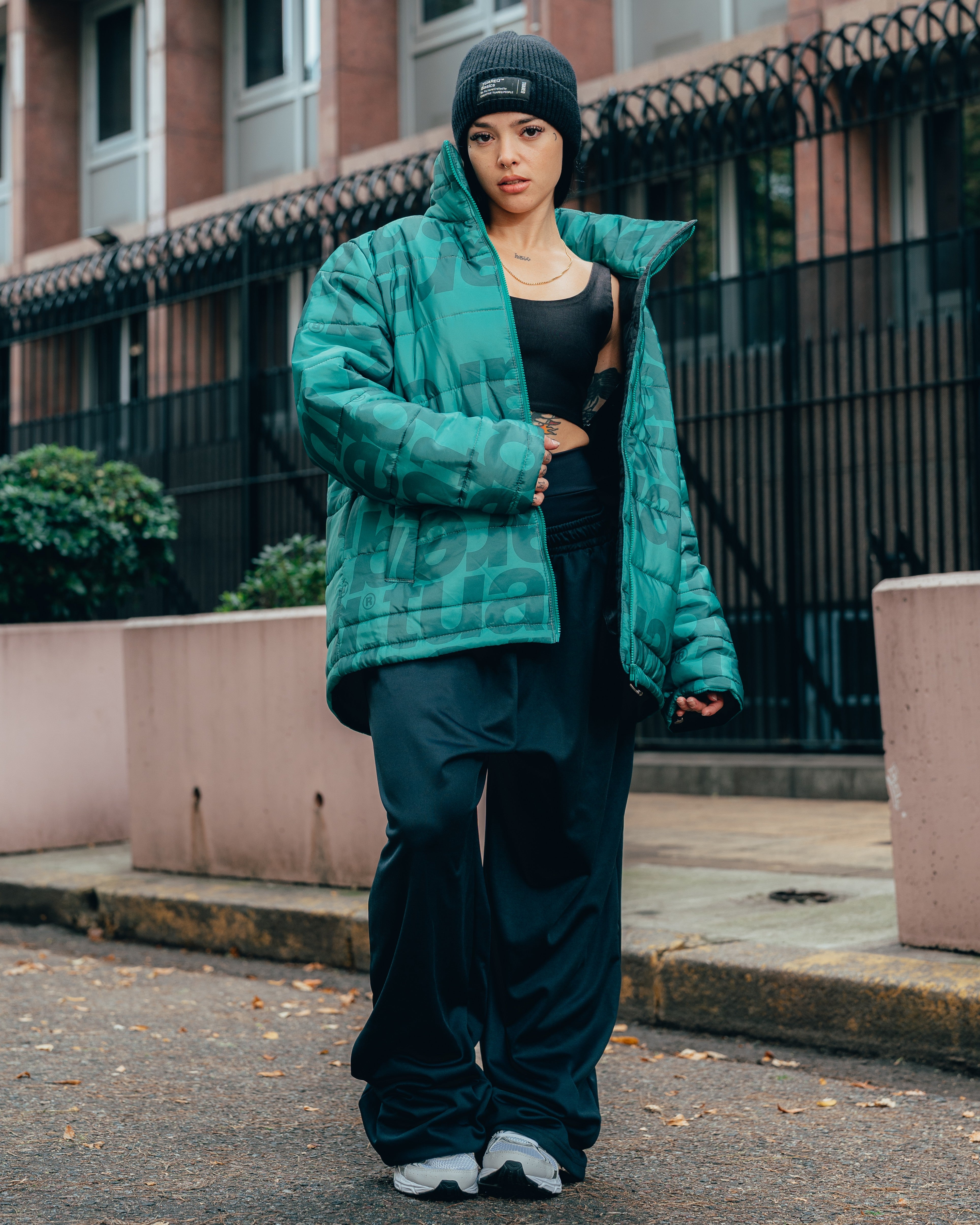 CAMPERA PUFFER [ TUAREQ ] MONOGRAMA GREEN