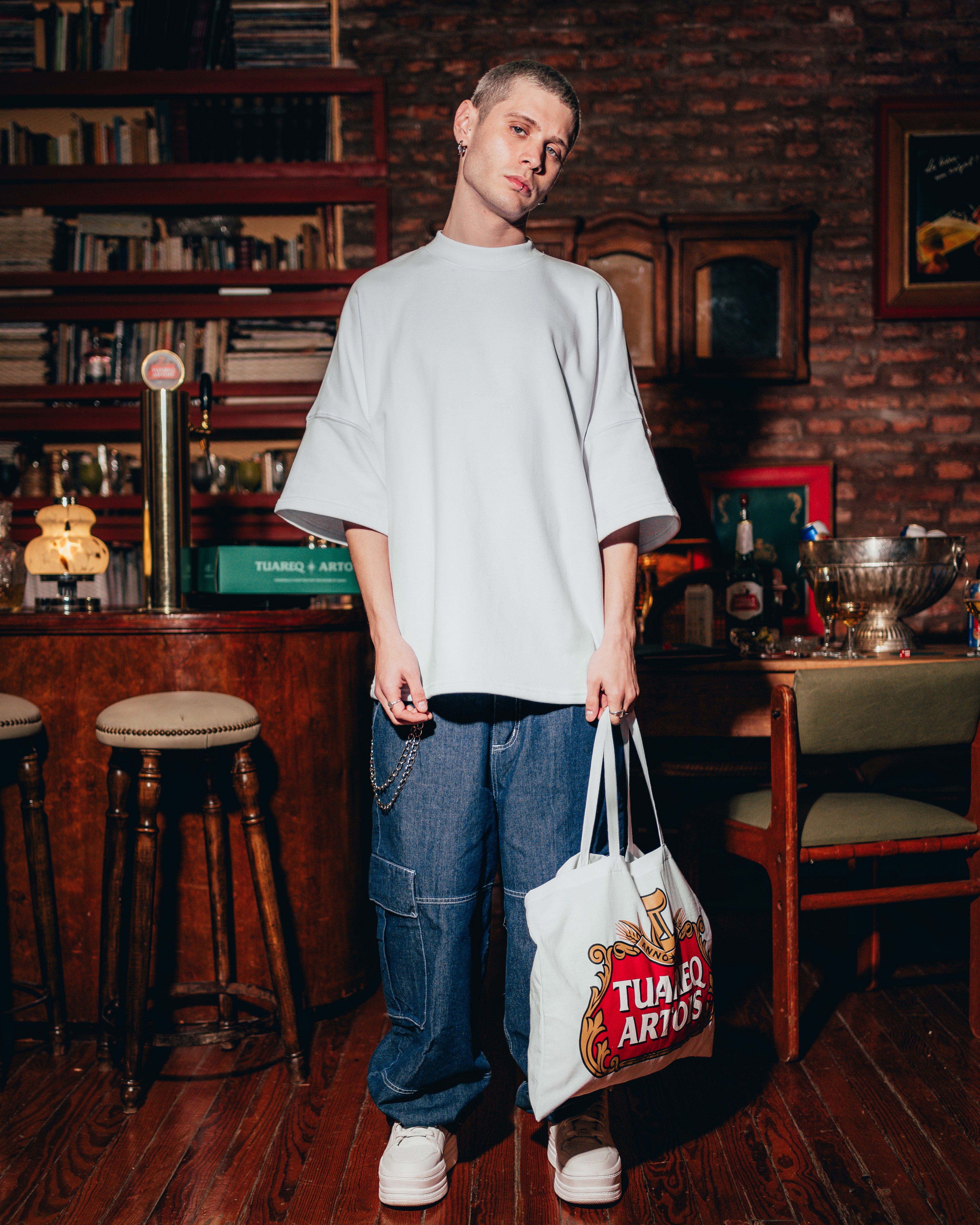 TOTE BAG [ STELLA ARTOIS ] WHITE