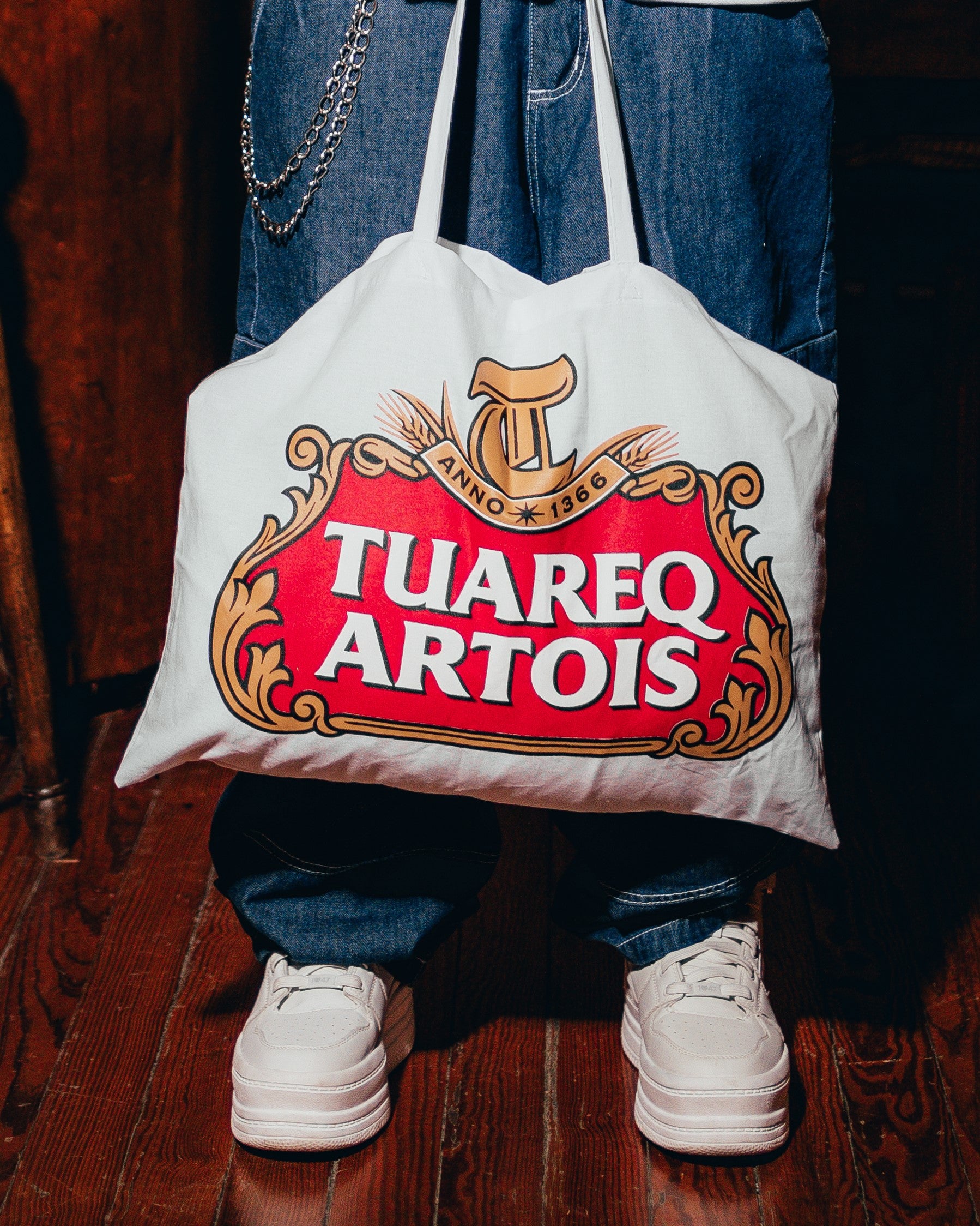 TOTE BAG [ STELLA ARTOIS ] WHITE