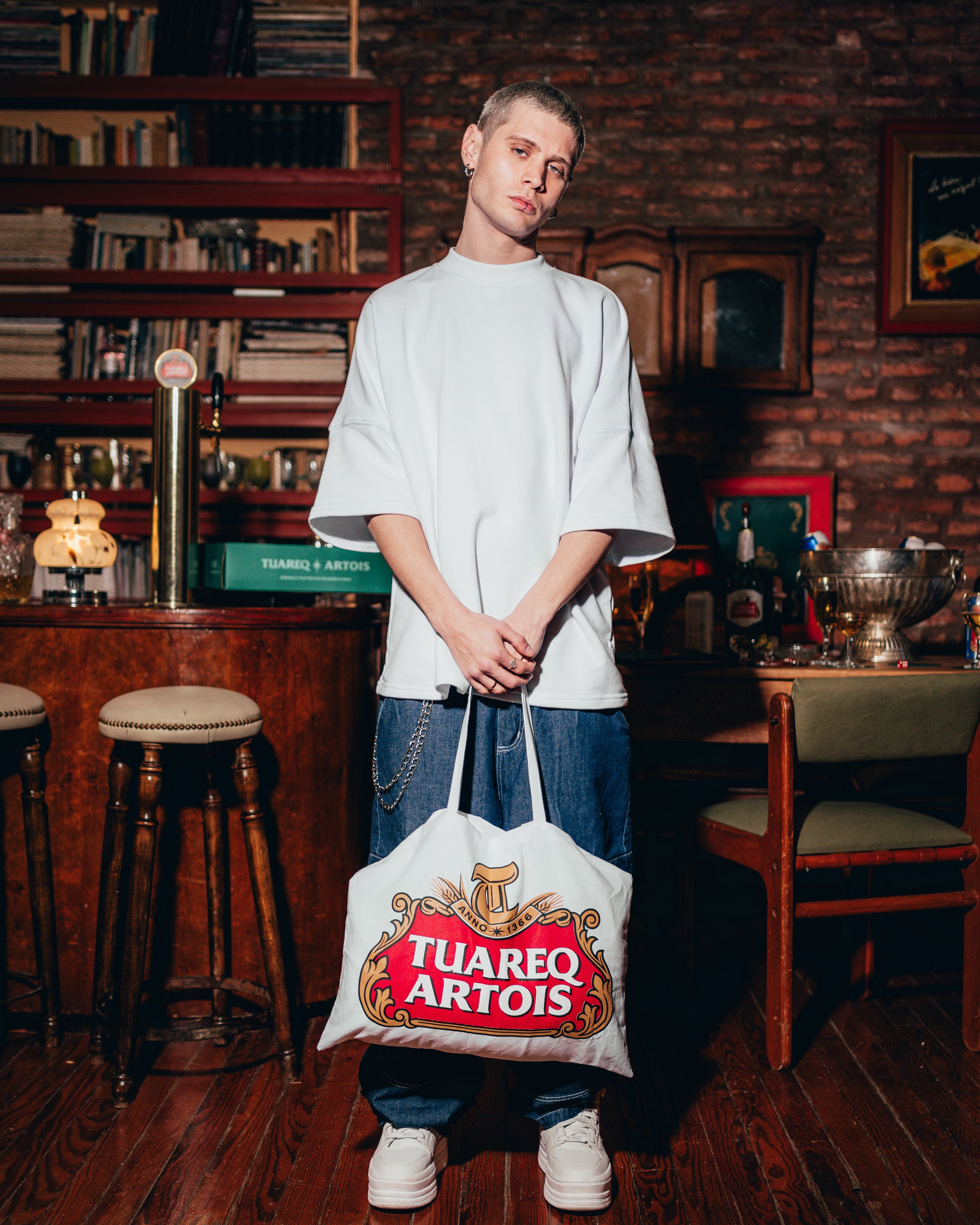 TOTE BAG [ STELLA ARTOIS ] WHITE