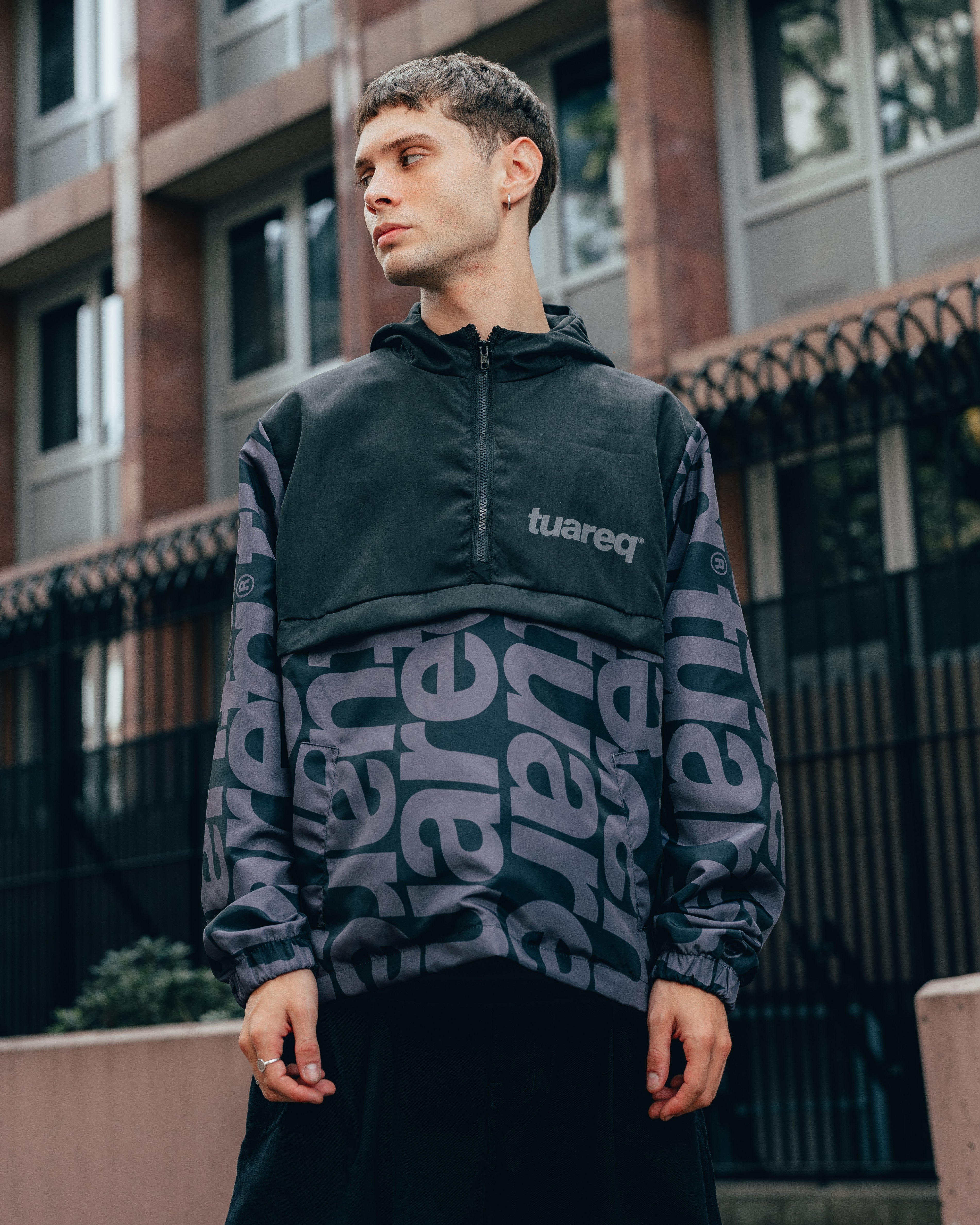 ANORAK IMPERMEABLE [ TUAREQ ] MONOGRAMA BLACK