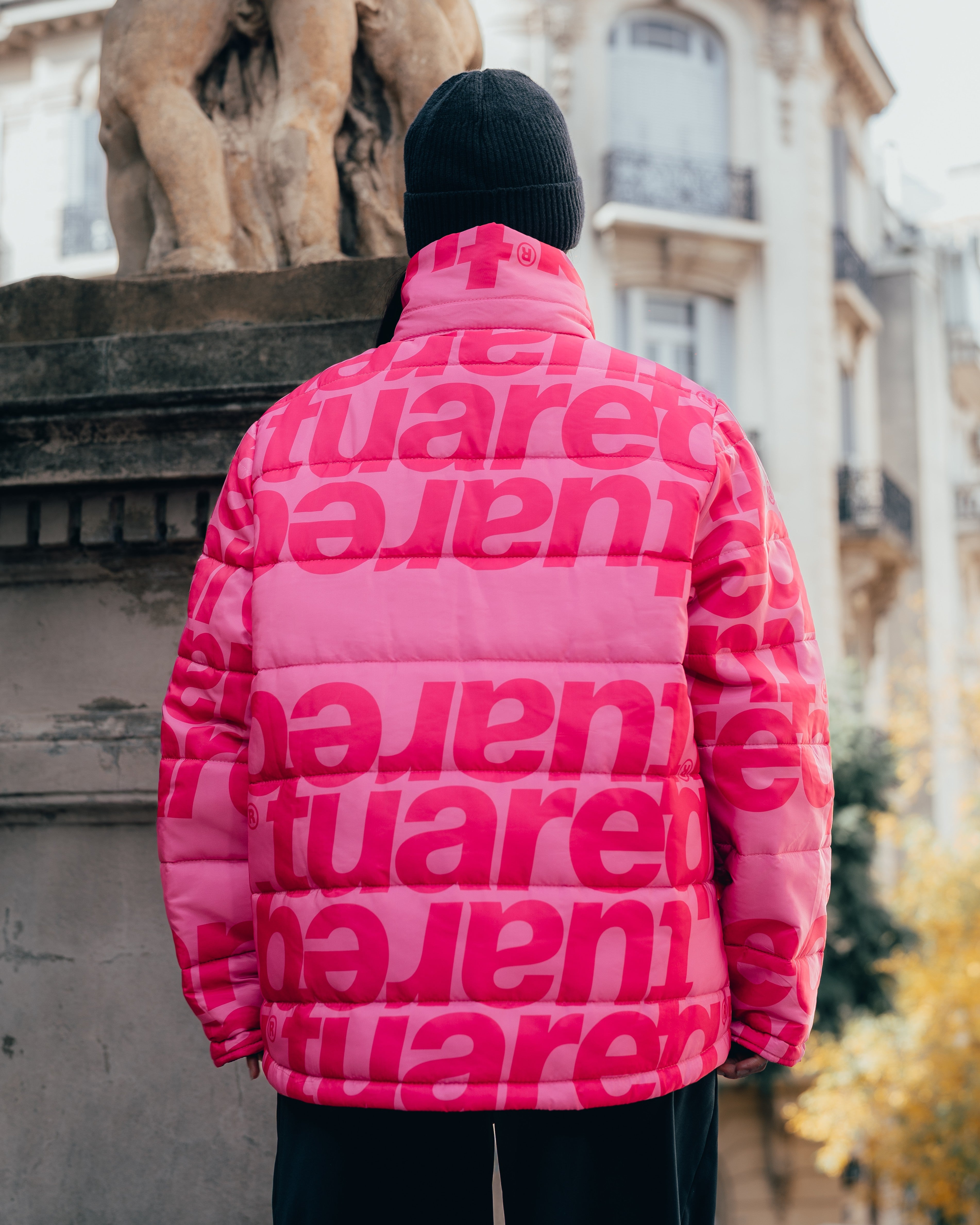CAMPERA PUFFER [ TUAREQ ] MONOGRAMA PINK