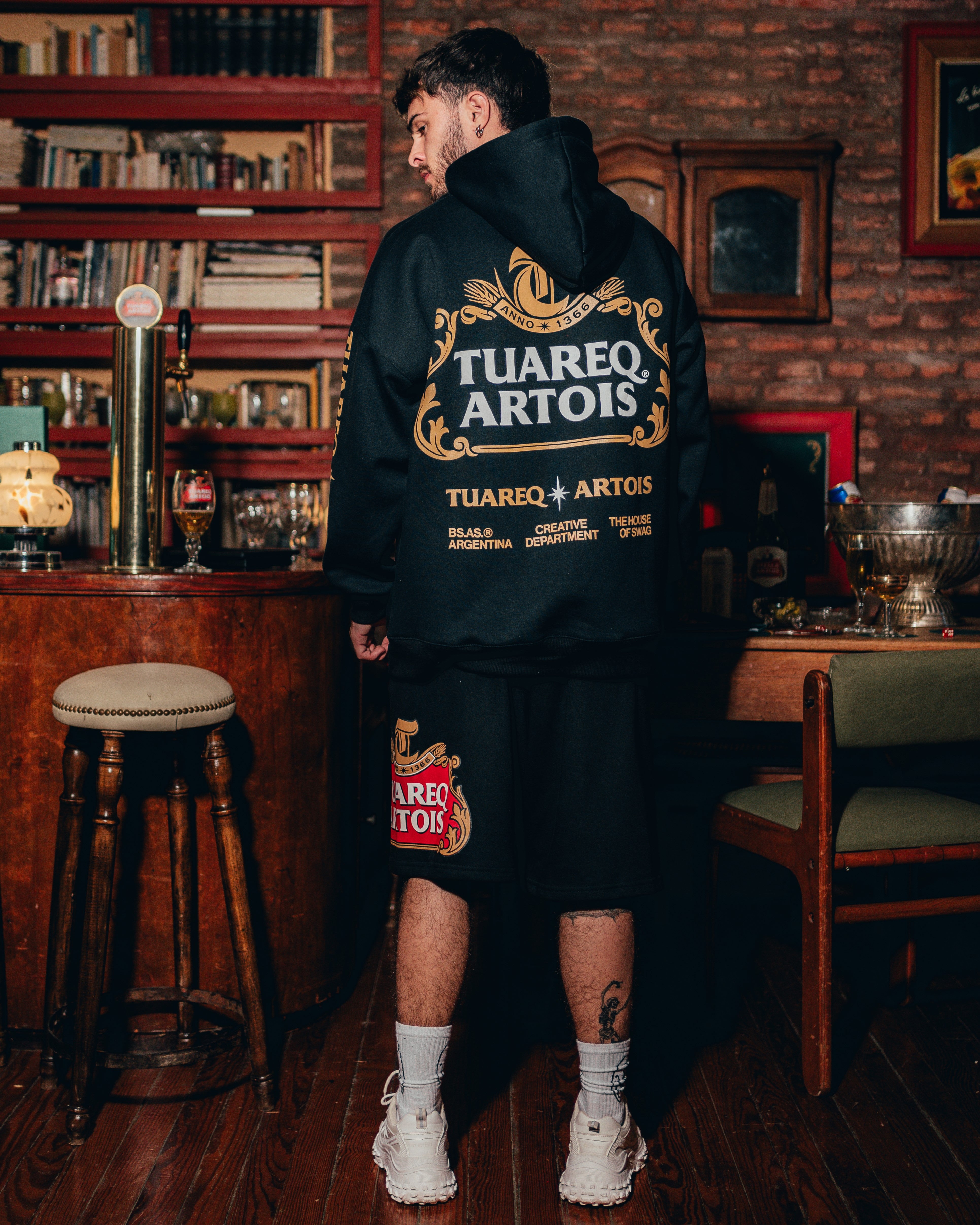 SHORT OVERSIZED [ STELLA ARTOIS ] CLASIC LOGO