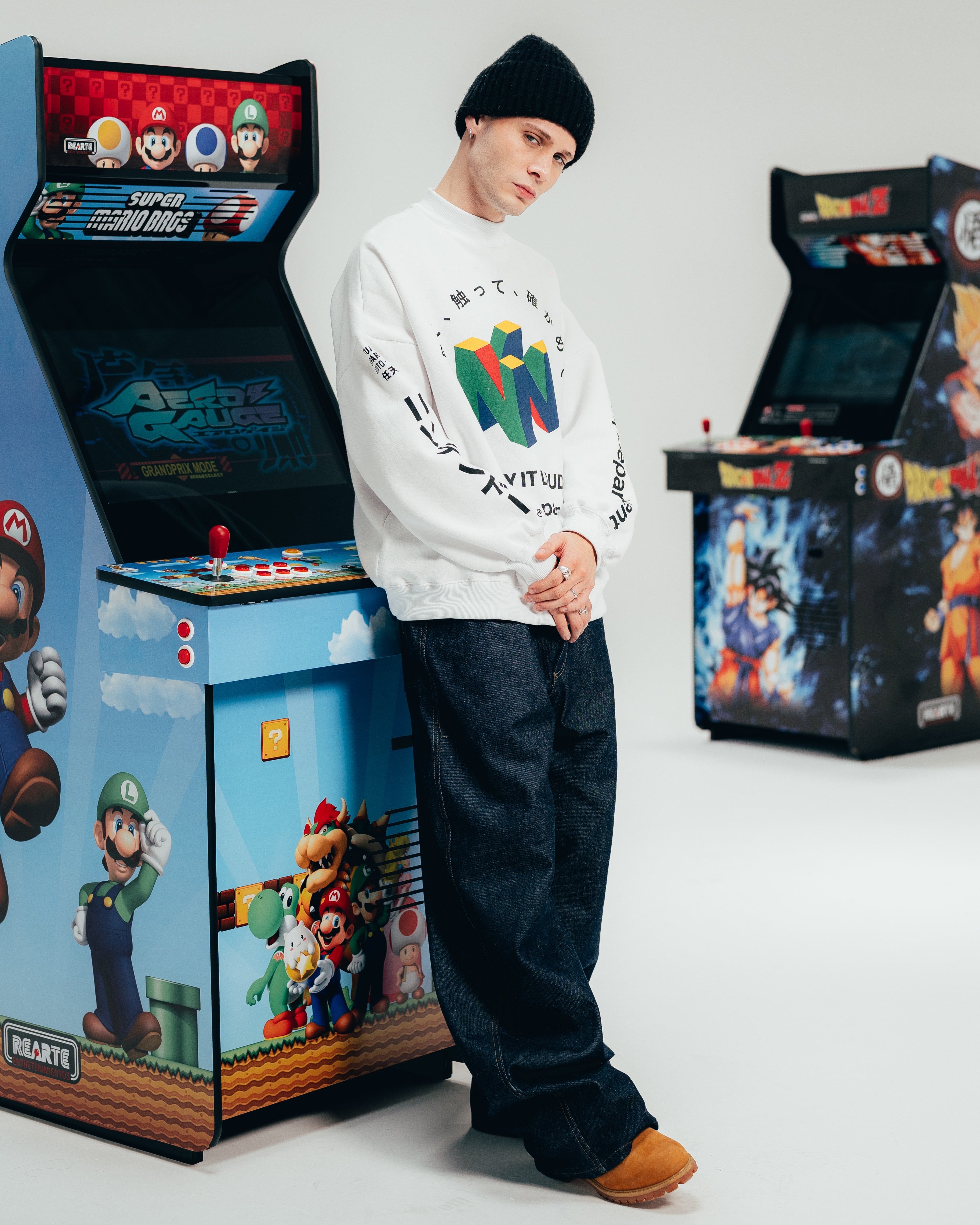 CREWNECK [ NINTENDO ] 64 WHITE