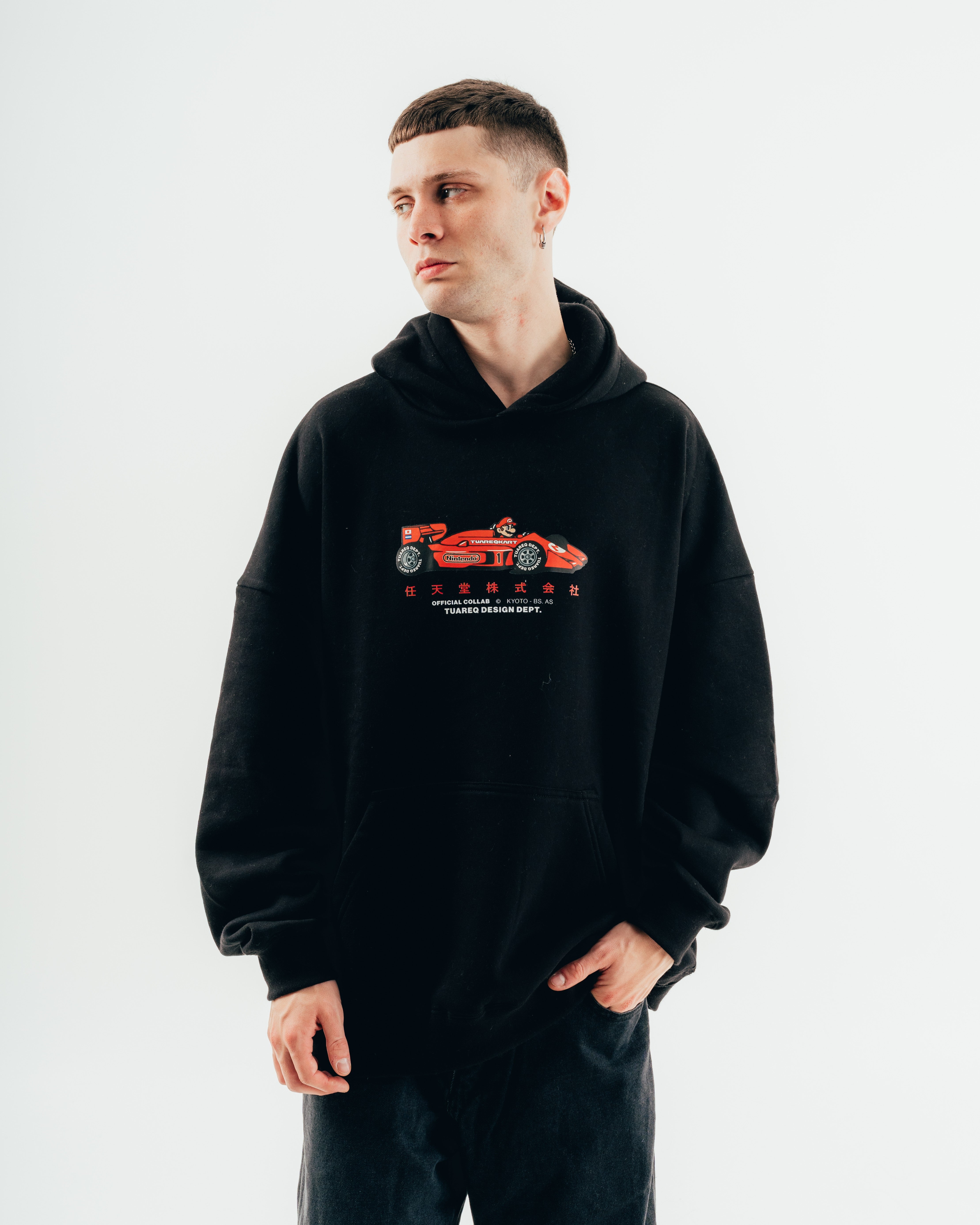 HOODIE [ NINTENDO ] MARIO KART BLACK