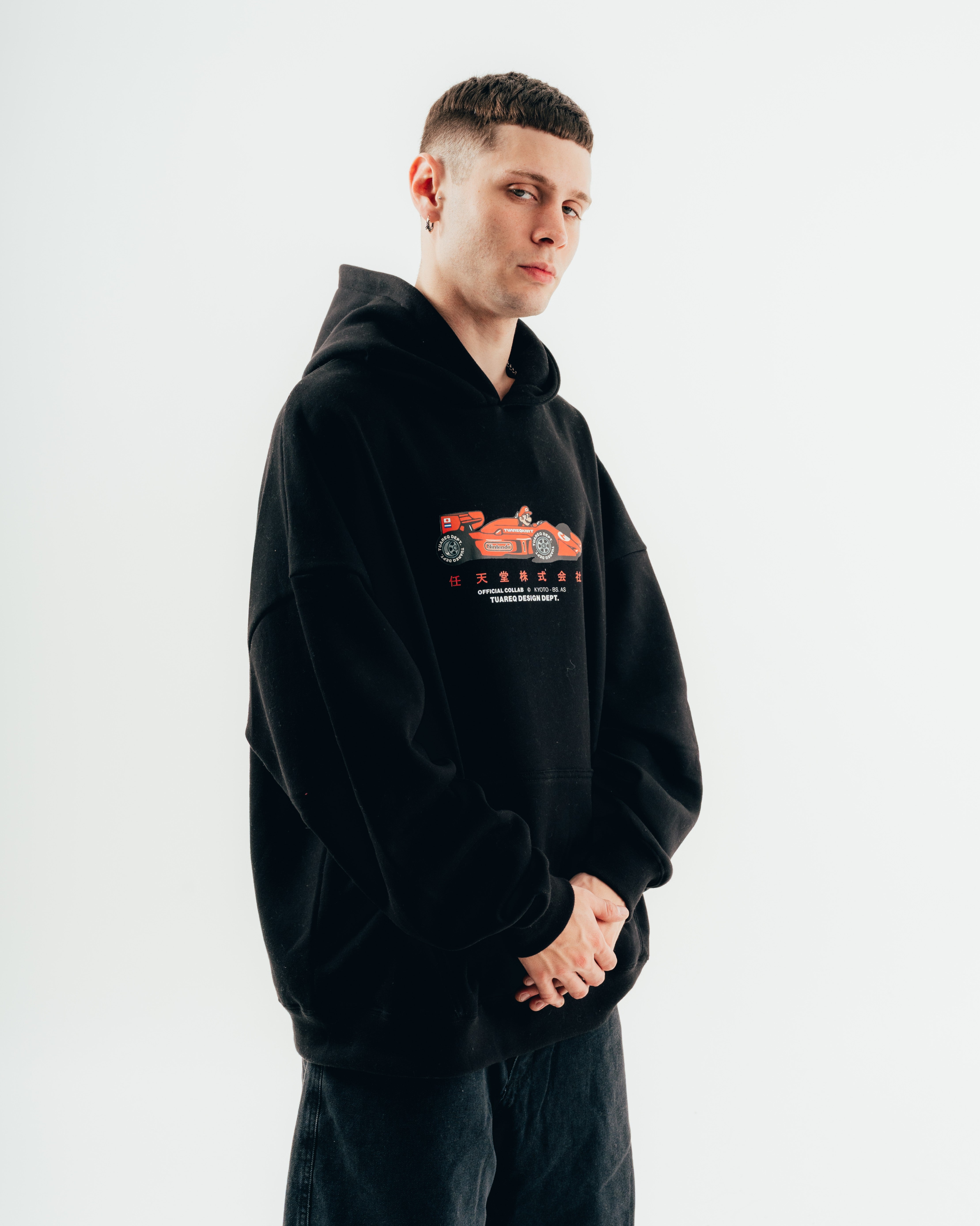 HOODIE [ NINTENDO ] MARIO KART BLACK
