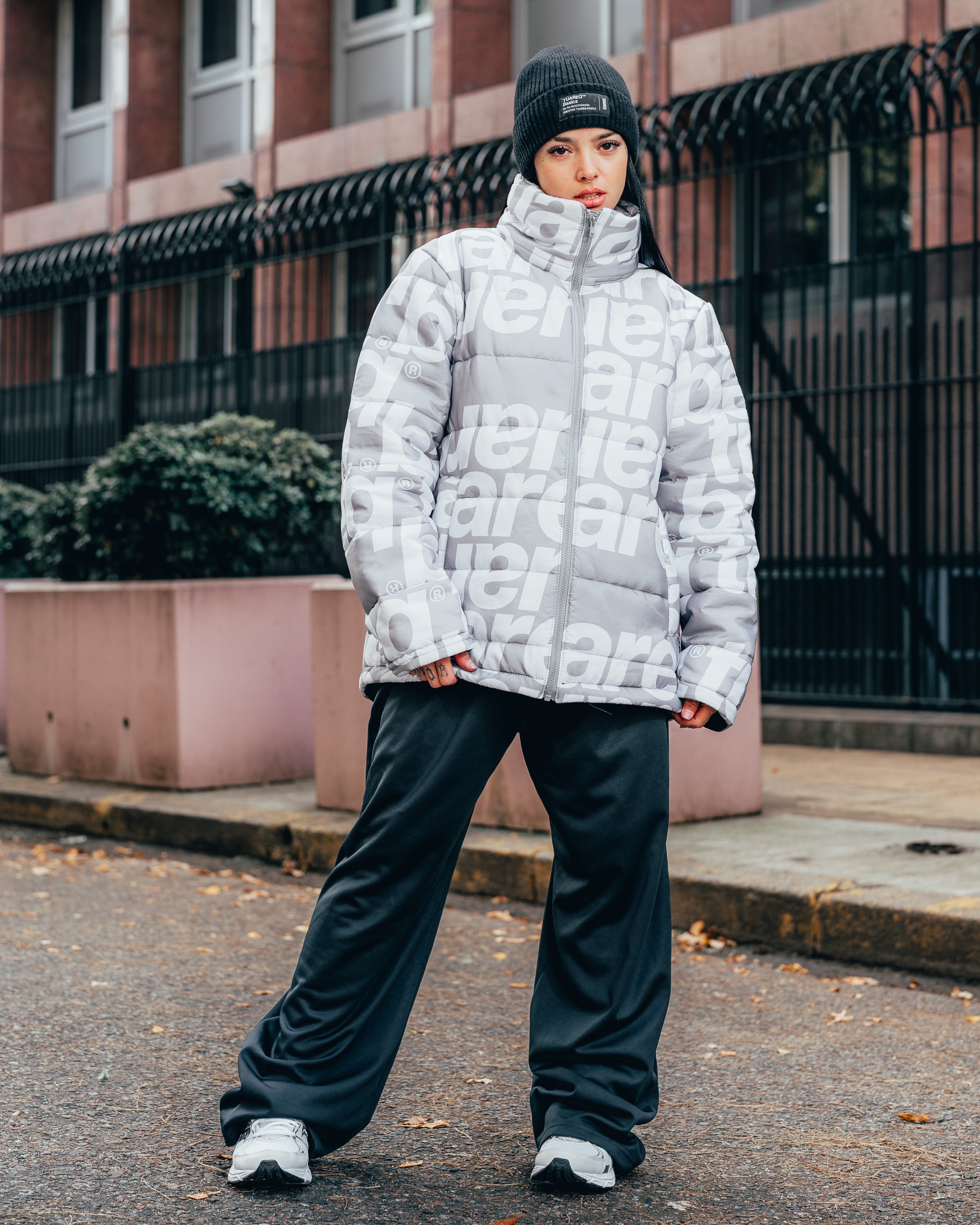 CAMPERA PUFFER [ TUAREQ ] MONOGRAMA SILVER