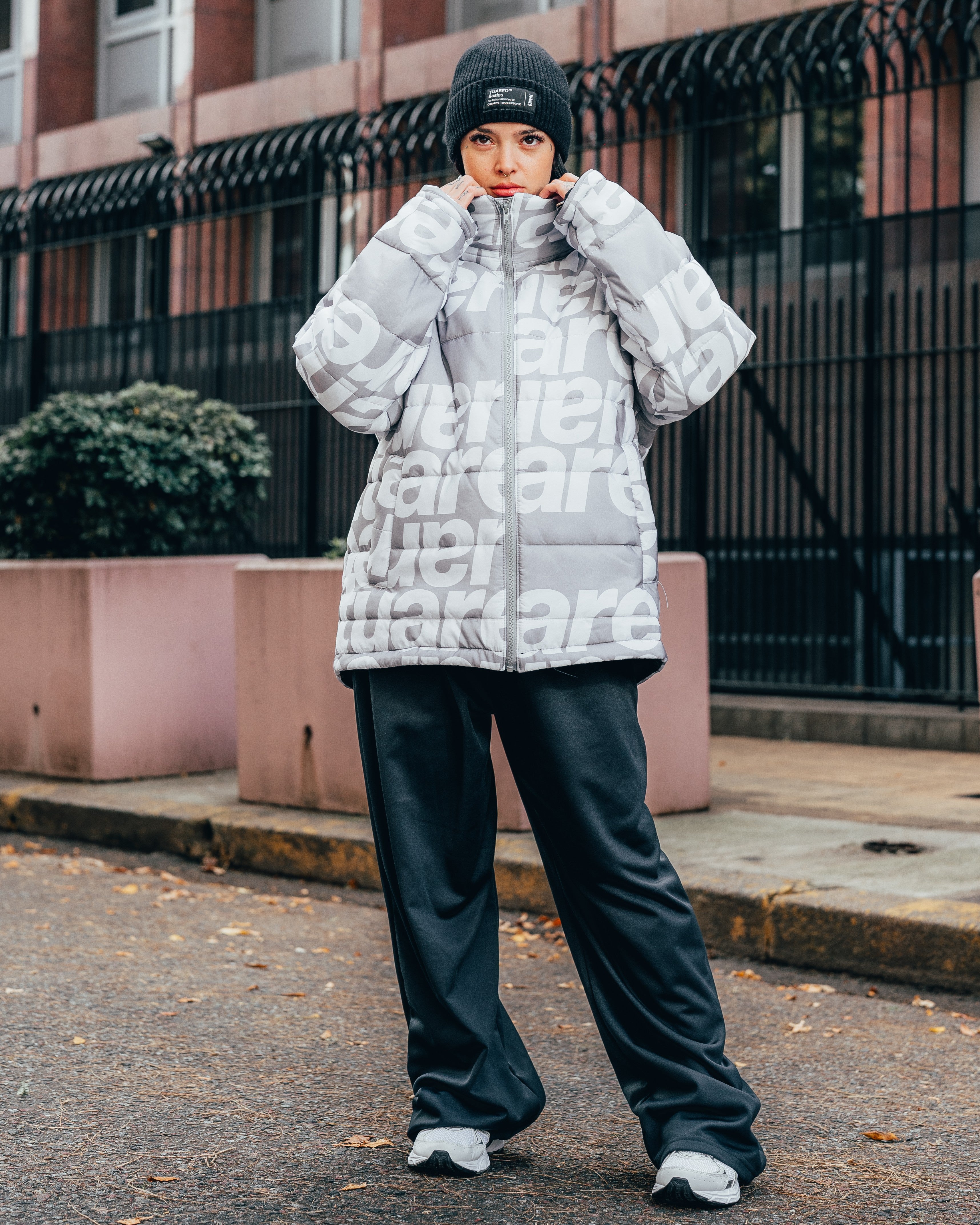 CAMPERA PUFFER [ TUAREQ ] MONOGRAMA SILVER