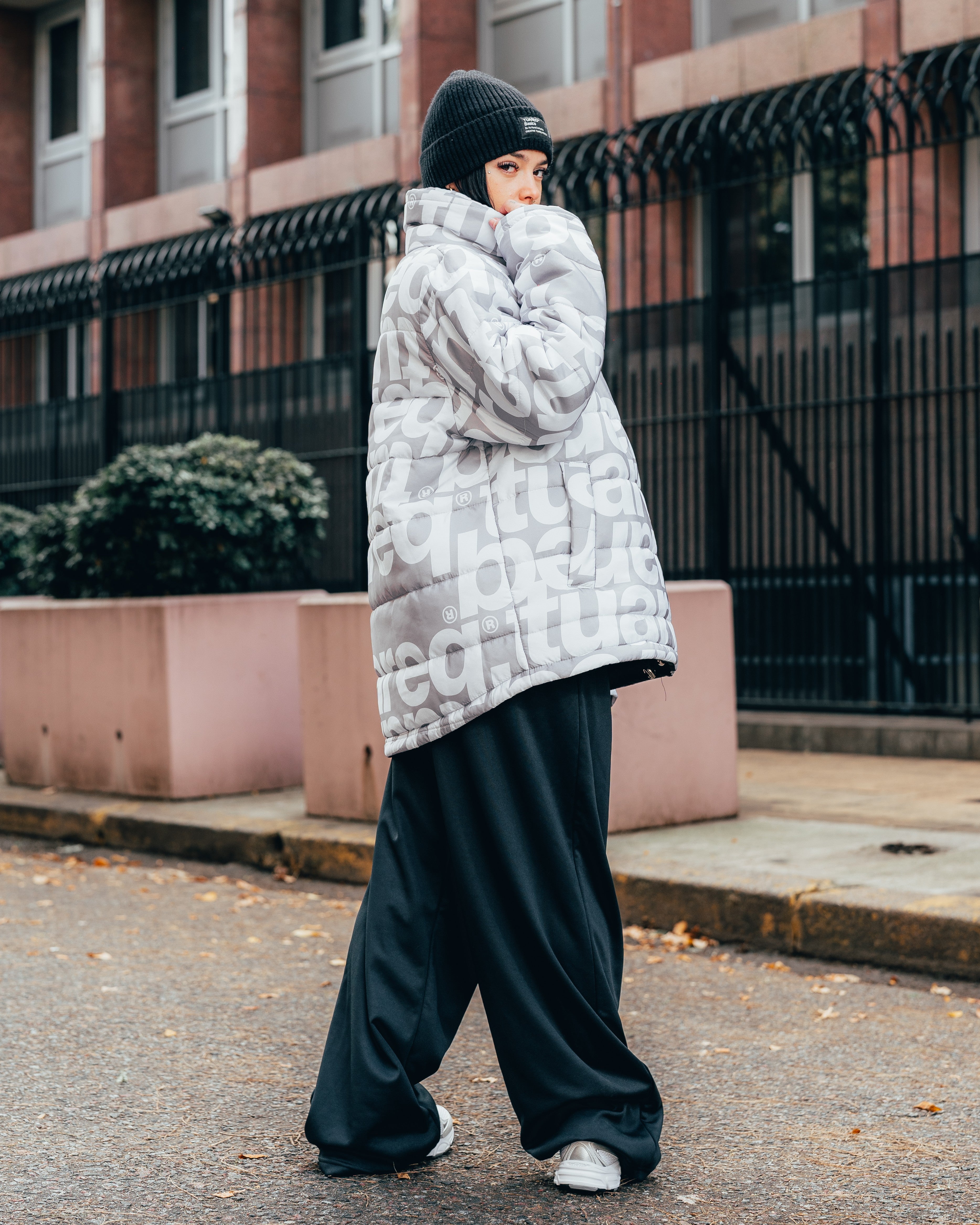 CAMPERA PUFFER [ TUAREQ ] MONOGRAMA SILVER