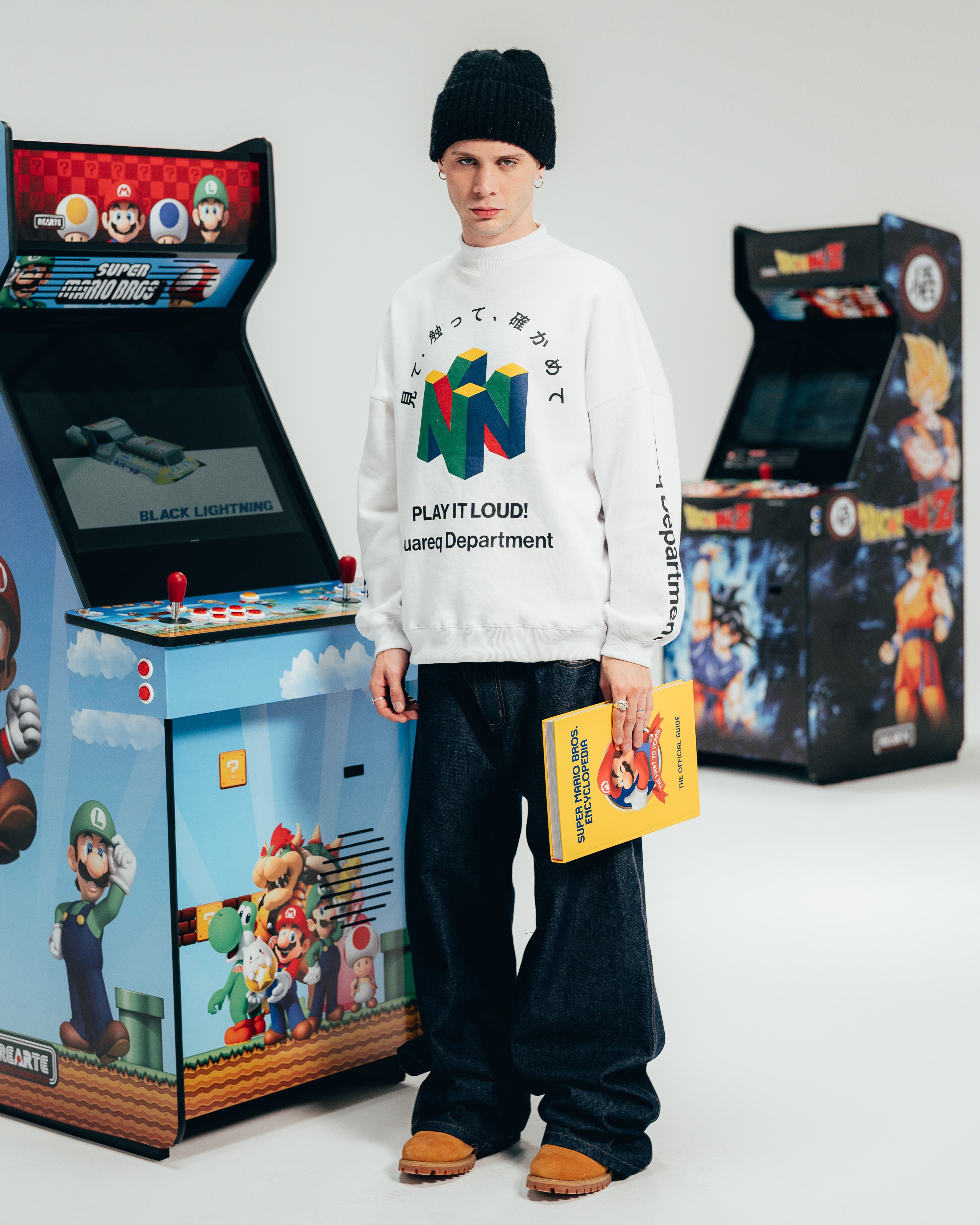 CREWNECK [ NINTENDO ] 64 WHITE