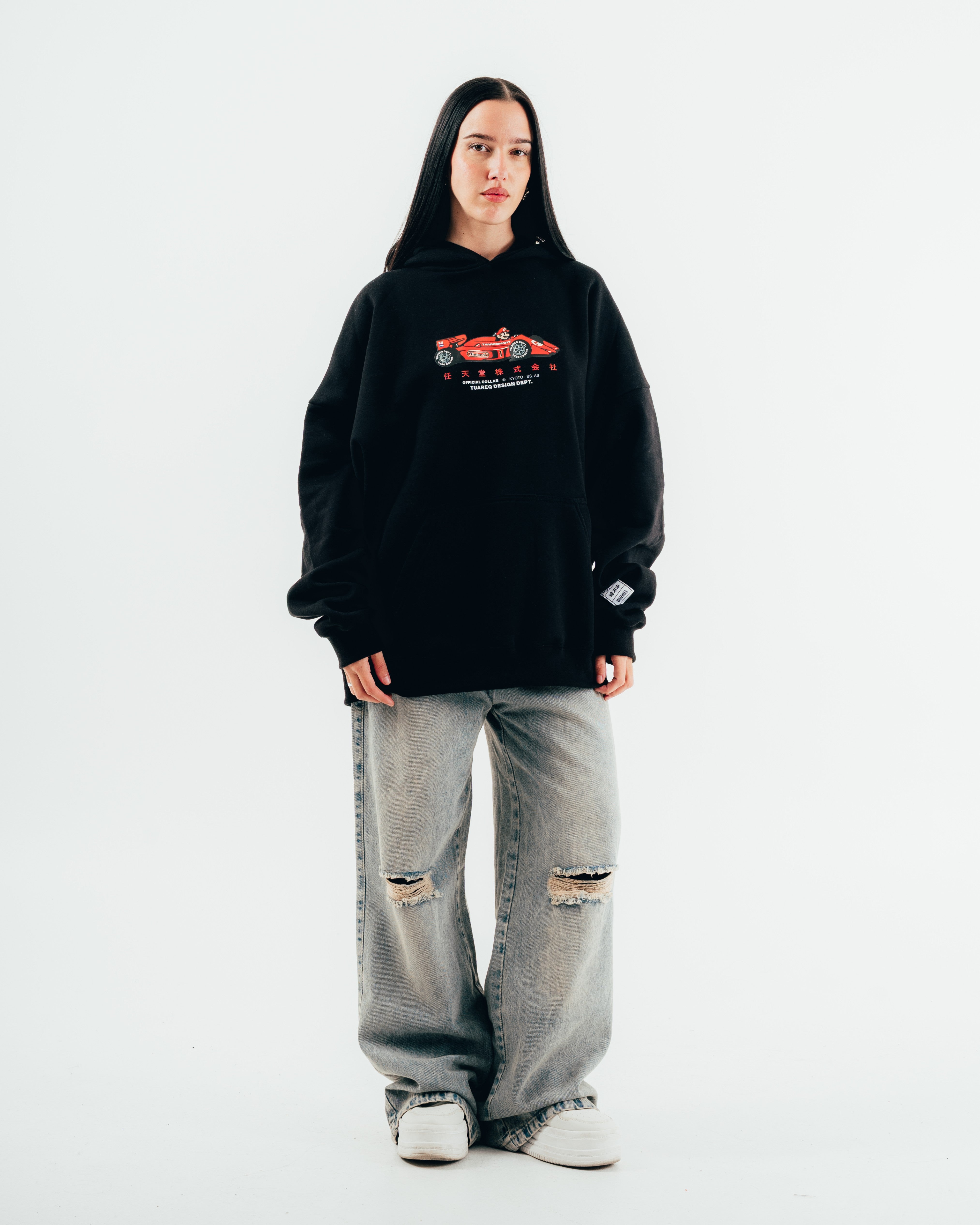HOODIE [ NINTENDO ] MARIO KART BLACK