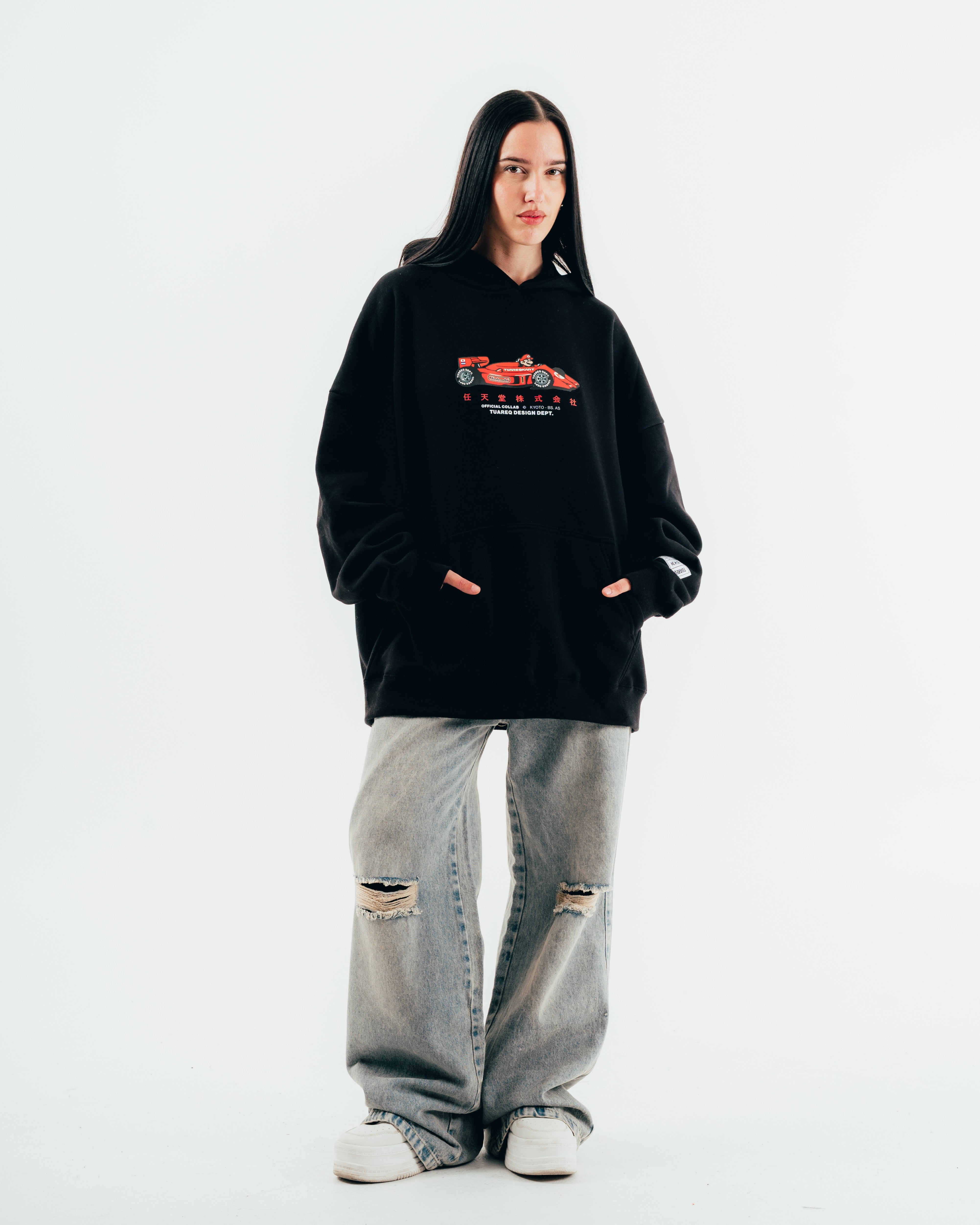 HOODIE [ NINTENDO ] MARIO KART BLACK