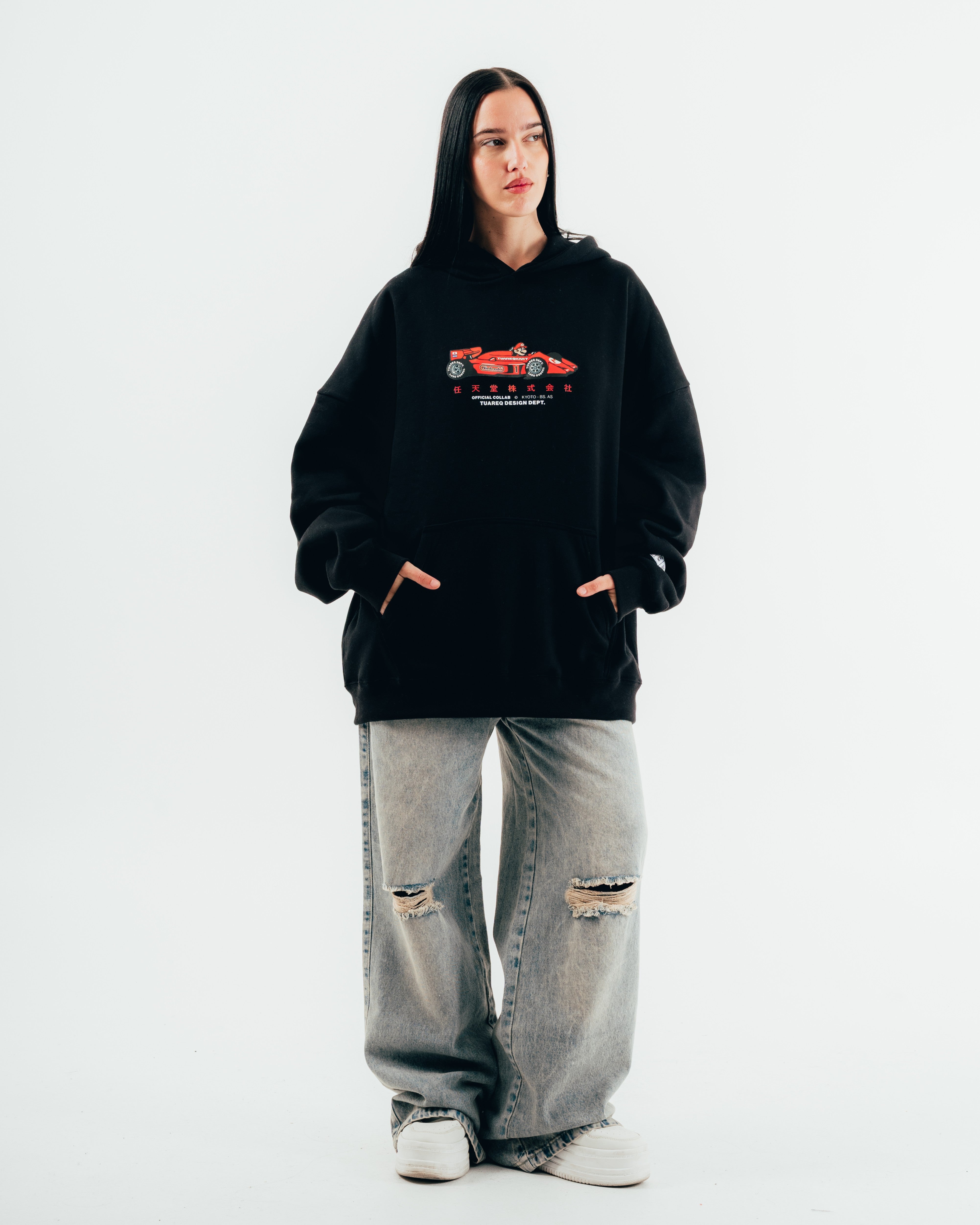 HOODIE [ NINTENDO ] MARIO KART BLACK