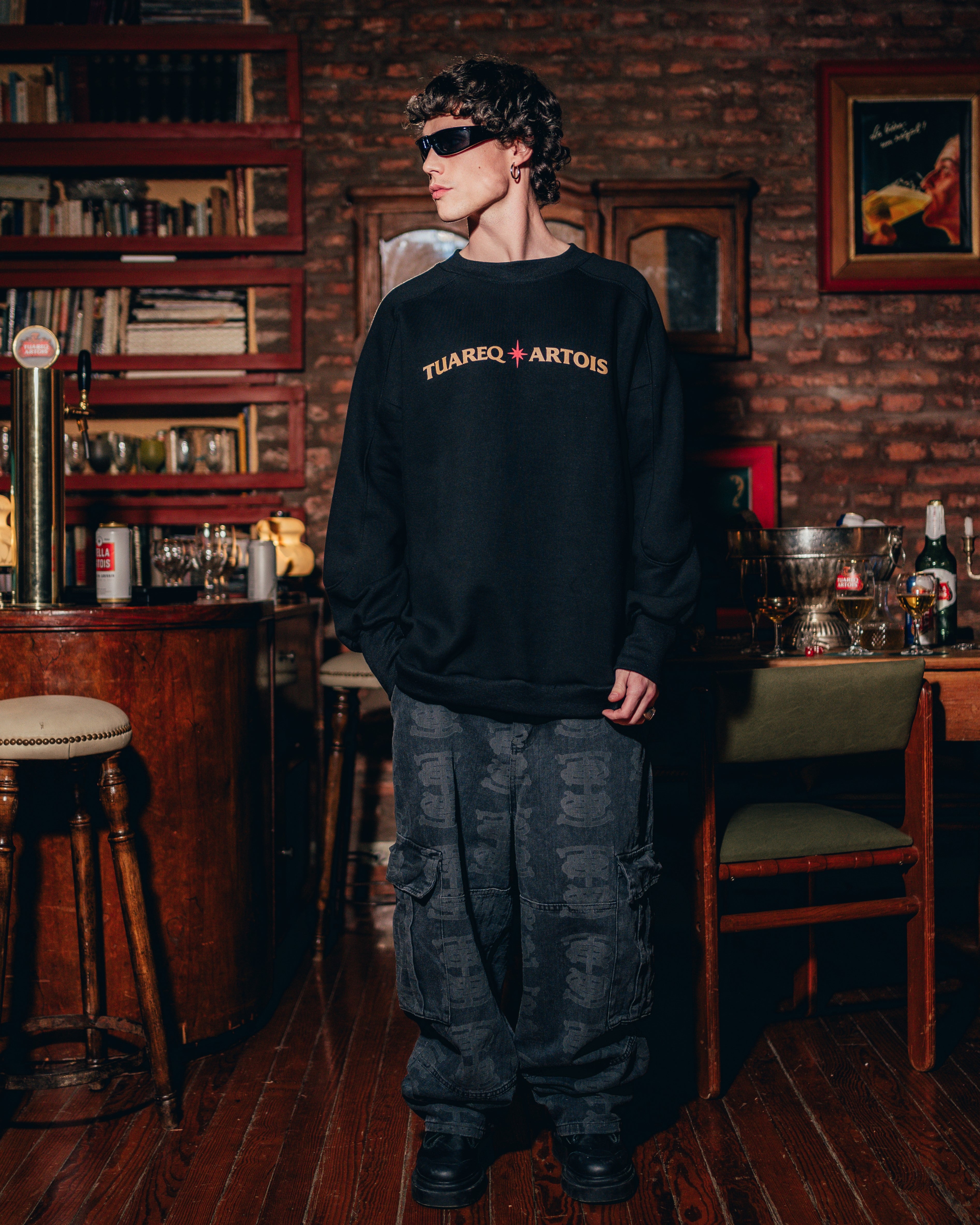 CREWNECK [ STELLA ARTOIS ] BLACK