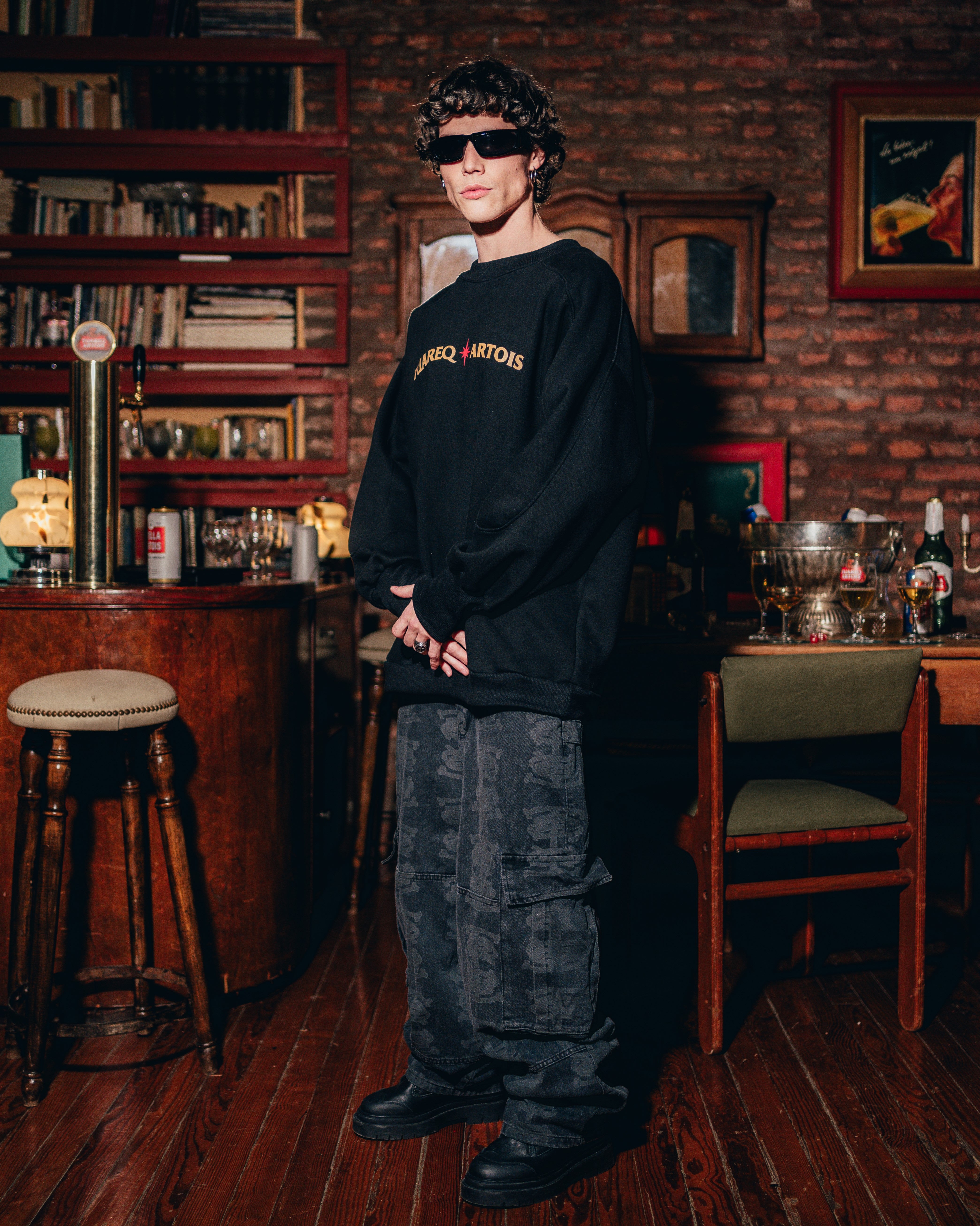 CREWNECK [ STELLA ARTOIS ] BLACK