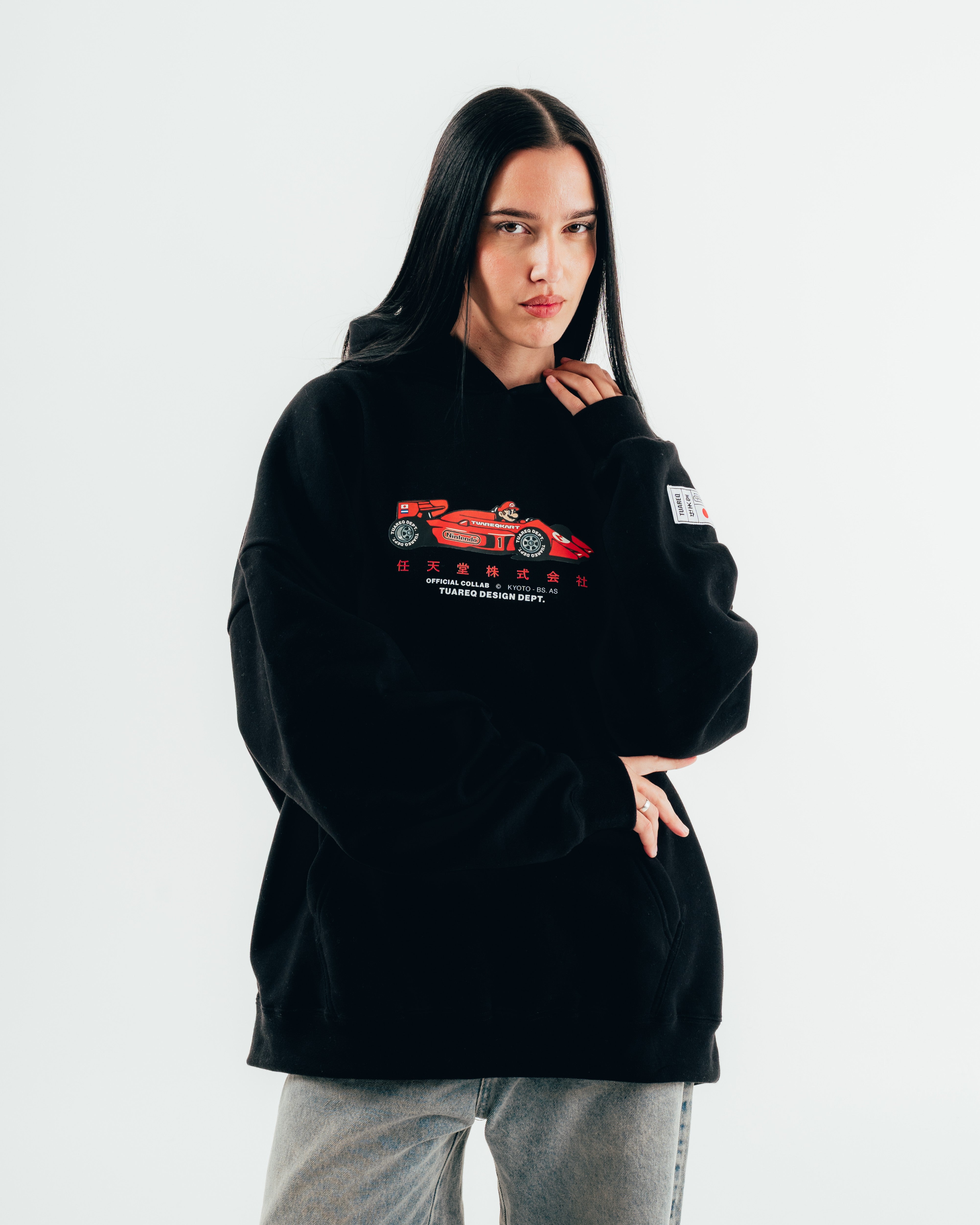 HOODIE [ NINTENDO ] MARIO KART BLACK