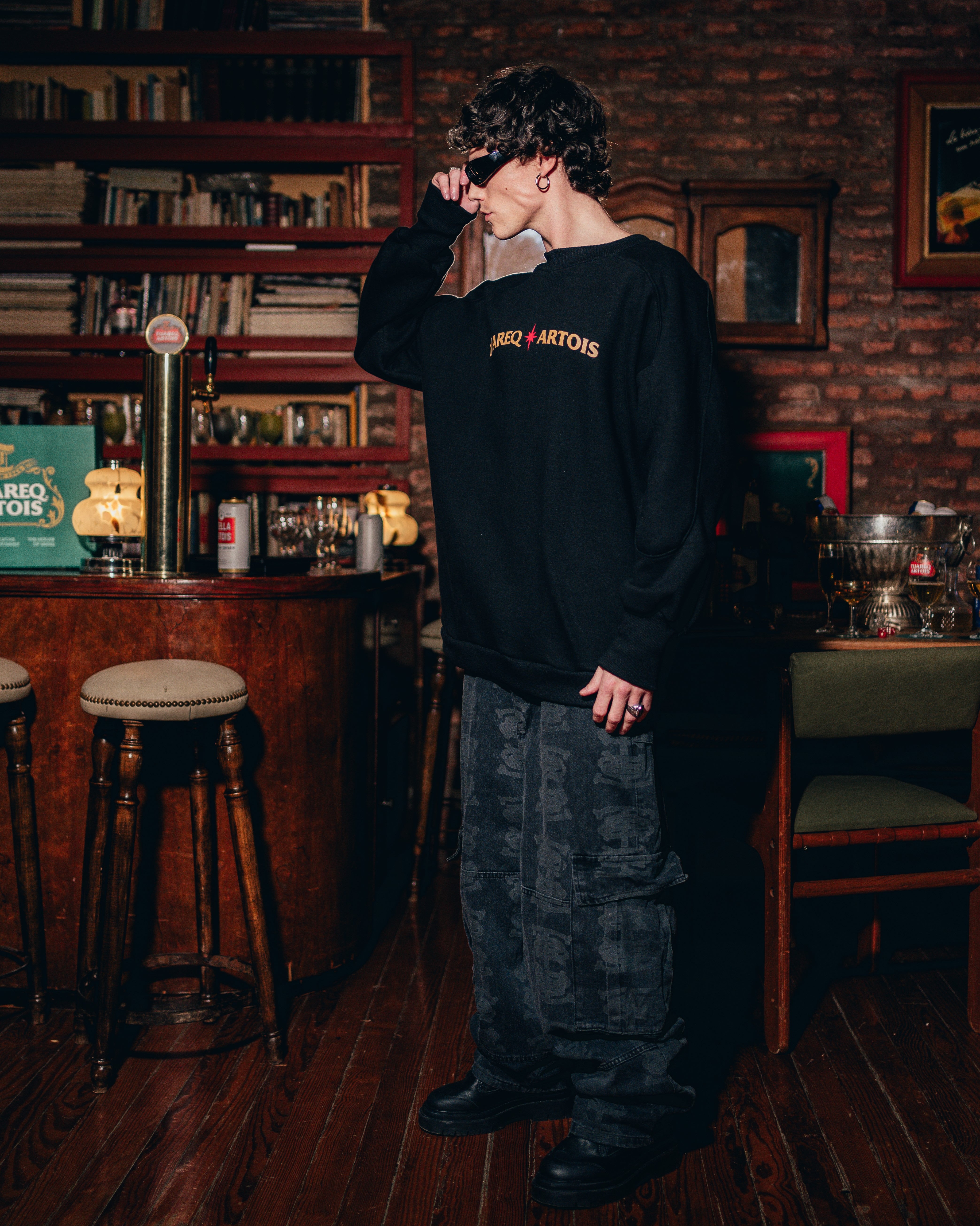 CREWNECK [ STELLA ARTOIS ] BLACK