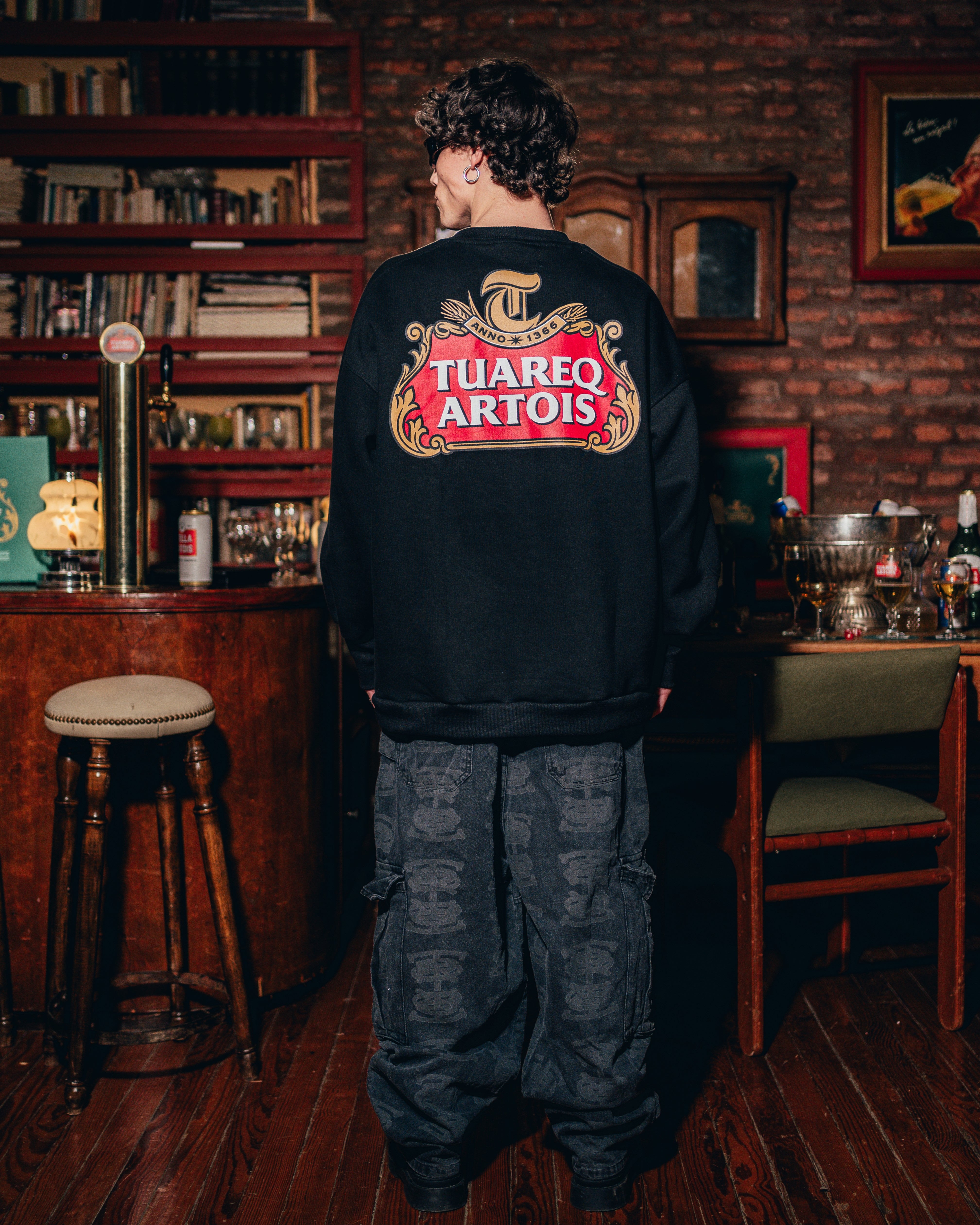 CREWNECK [ STELLA ARTOIS ] BLACK