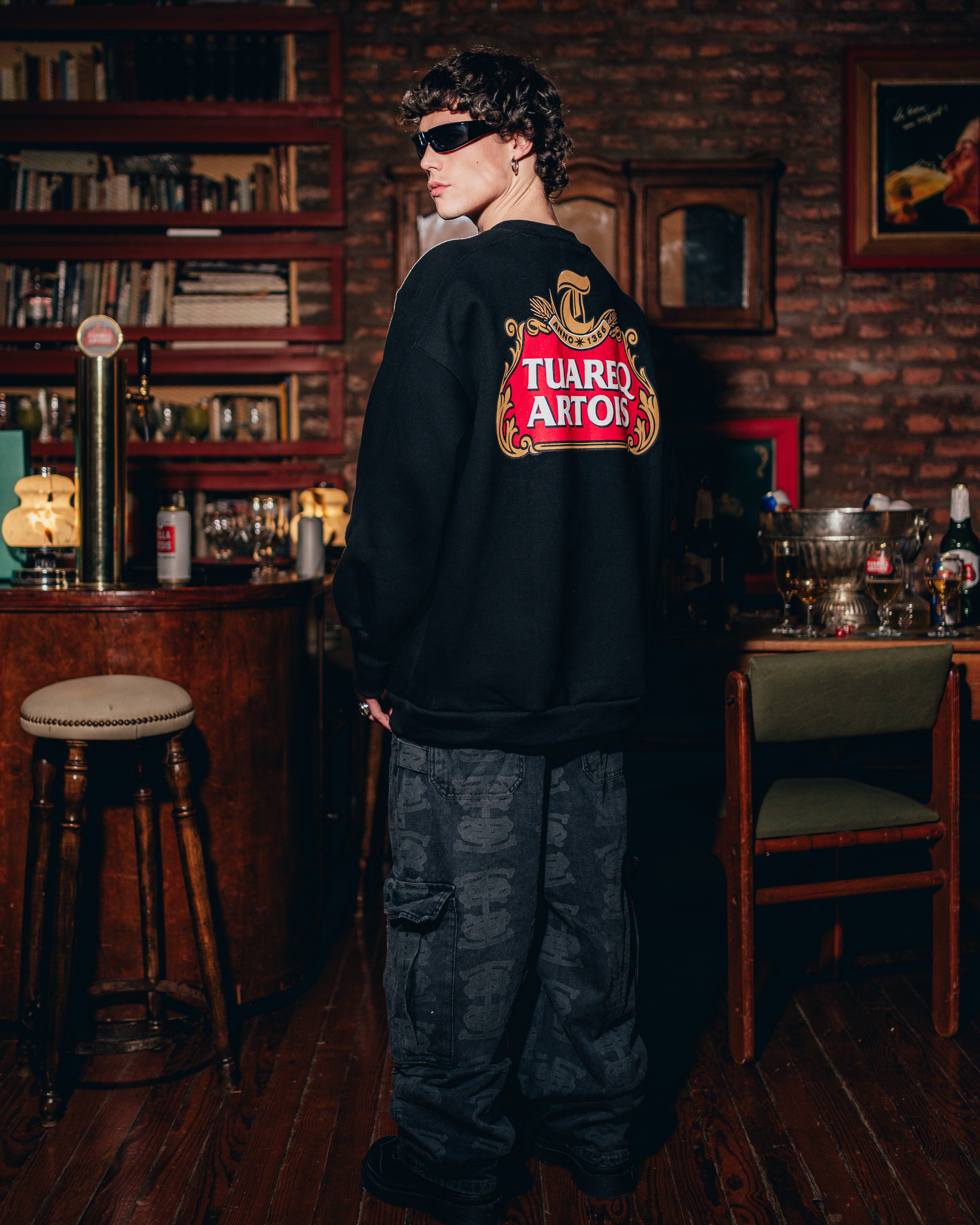 CREWNECK [ STELLA ARTOIS ] BLACK