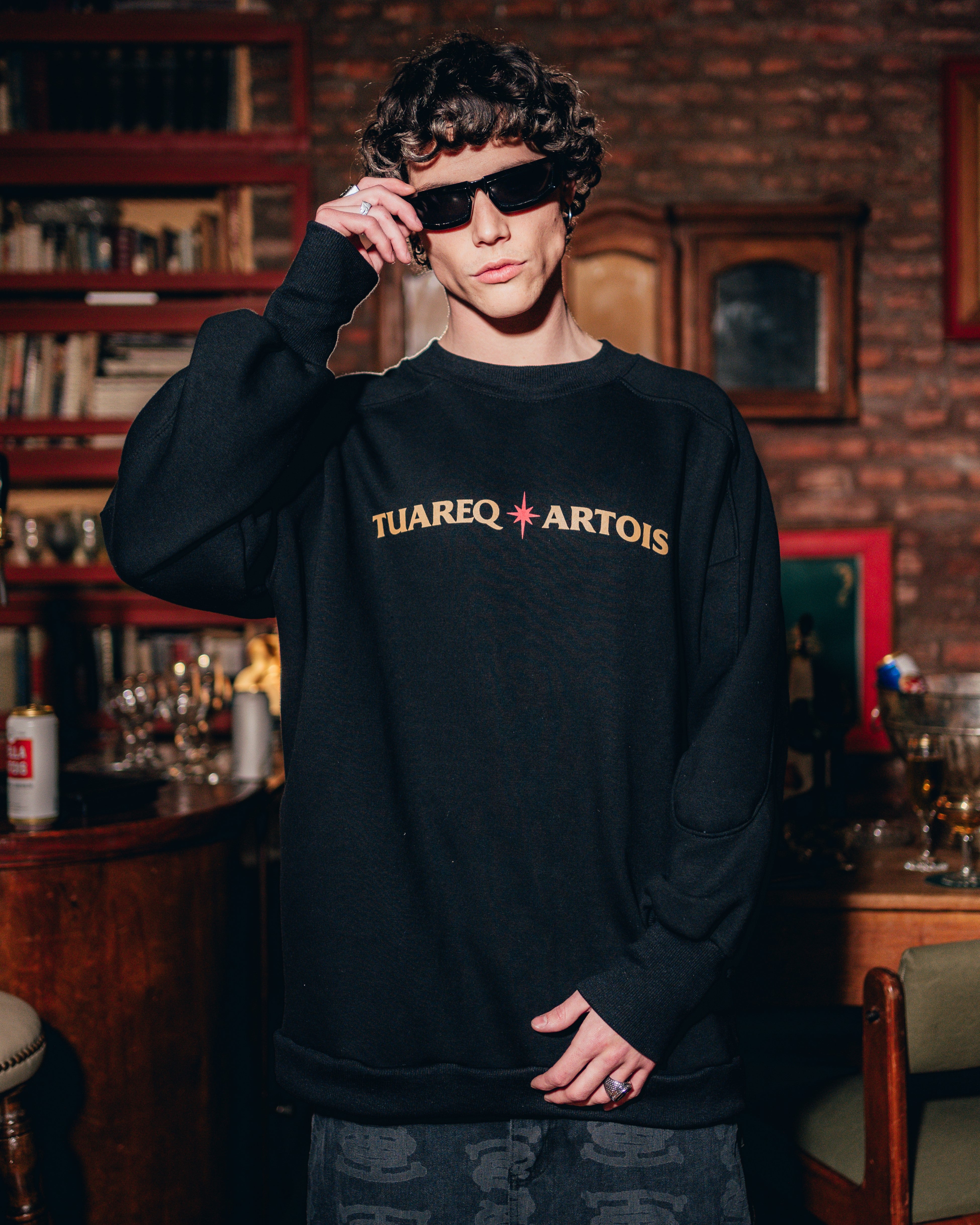 CREWNECK [ STELLA ARTOIS ] BLACK