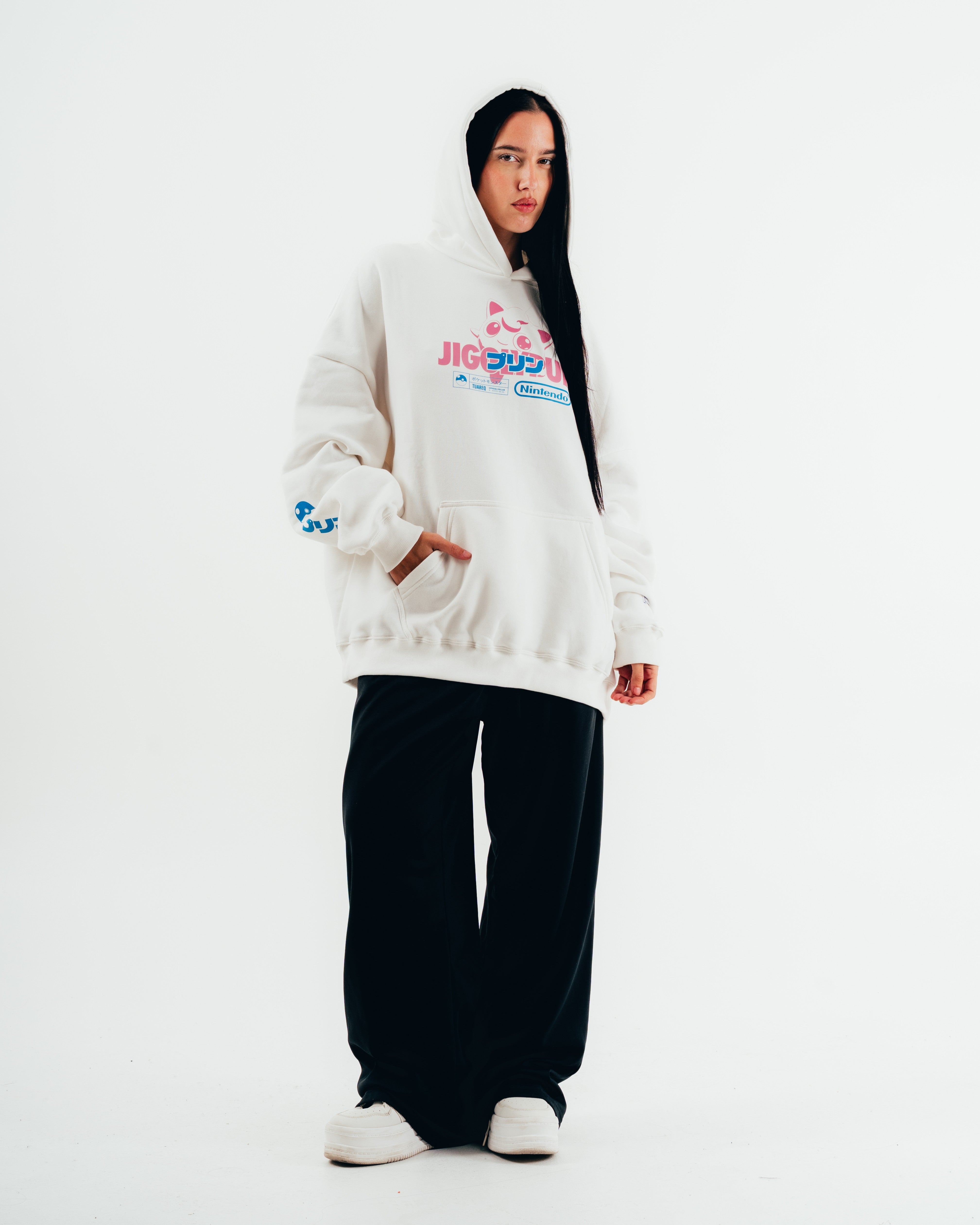 HOODIE [ NINTENDO ] JIGGYPUFF CRUDO