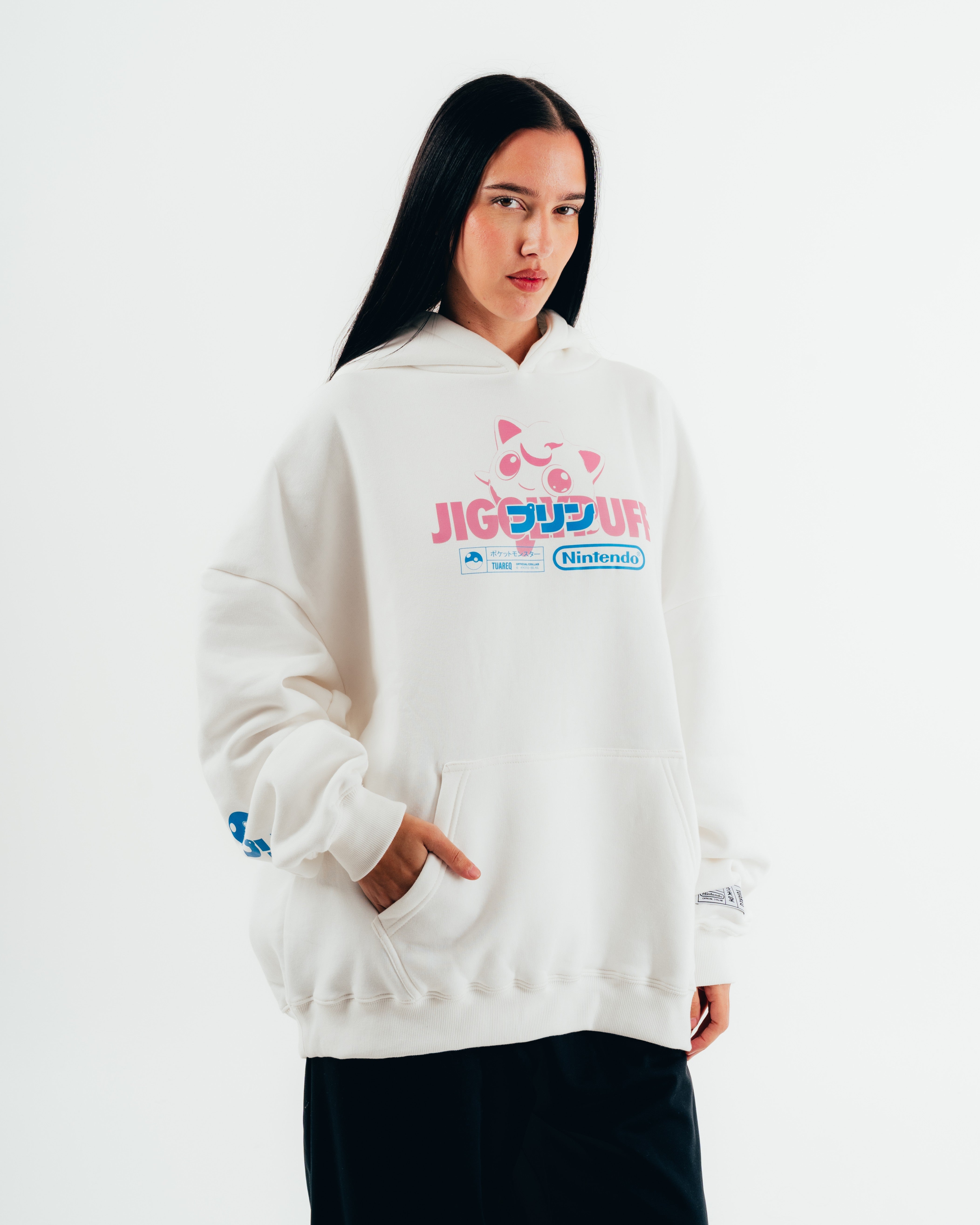 HOODIE [ NINTENDO ] JIGGYPUFF CRUDO