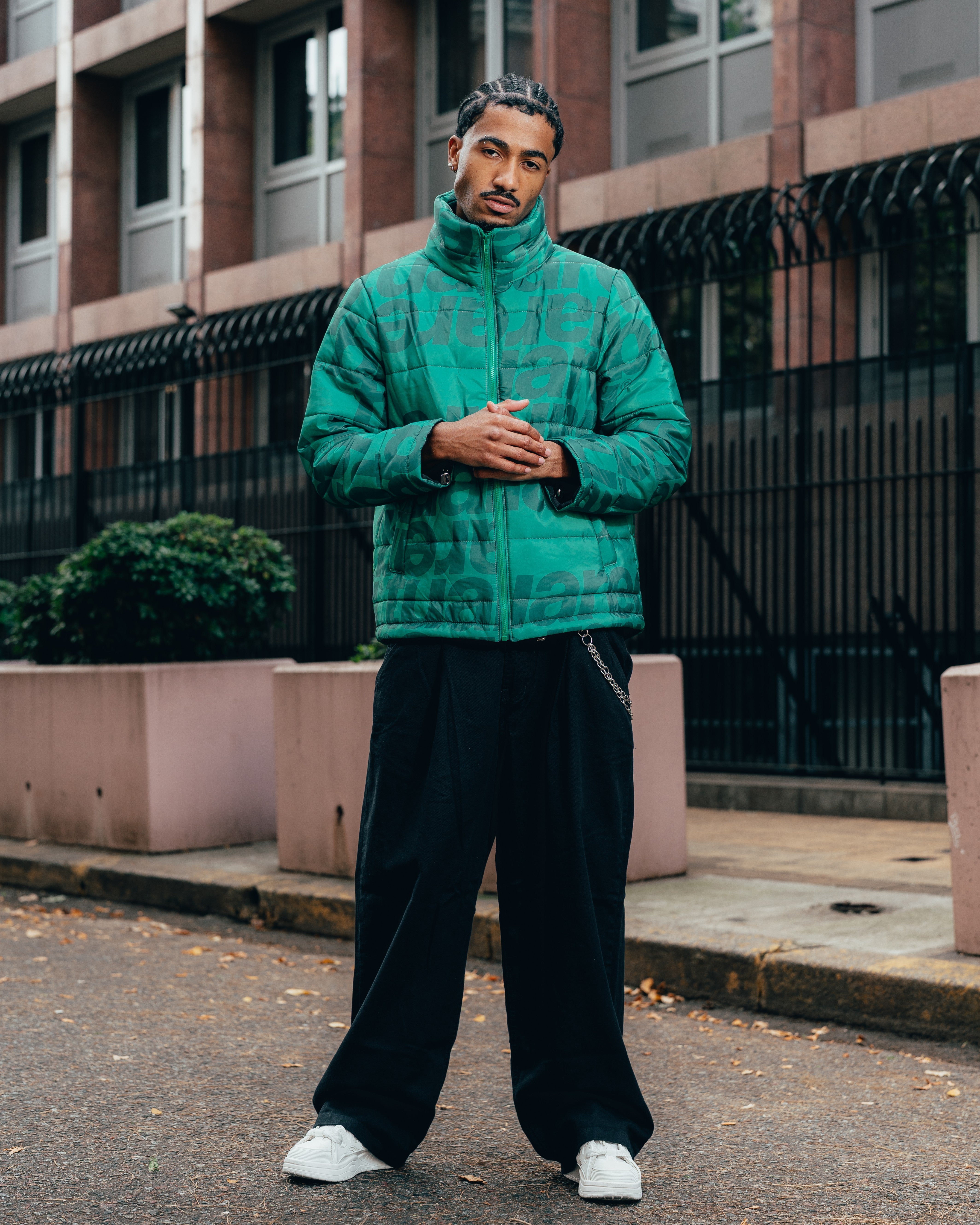 CAMPERA PUFFER [ TUAREQ ] MONOGRAMA GREEN