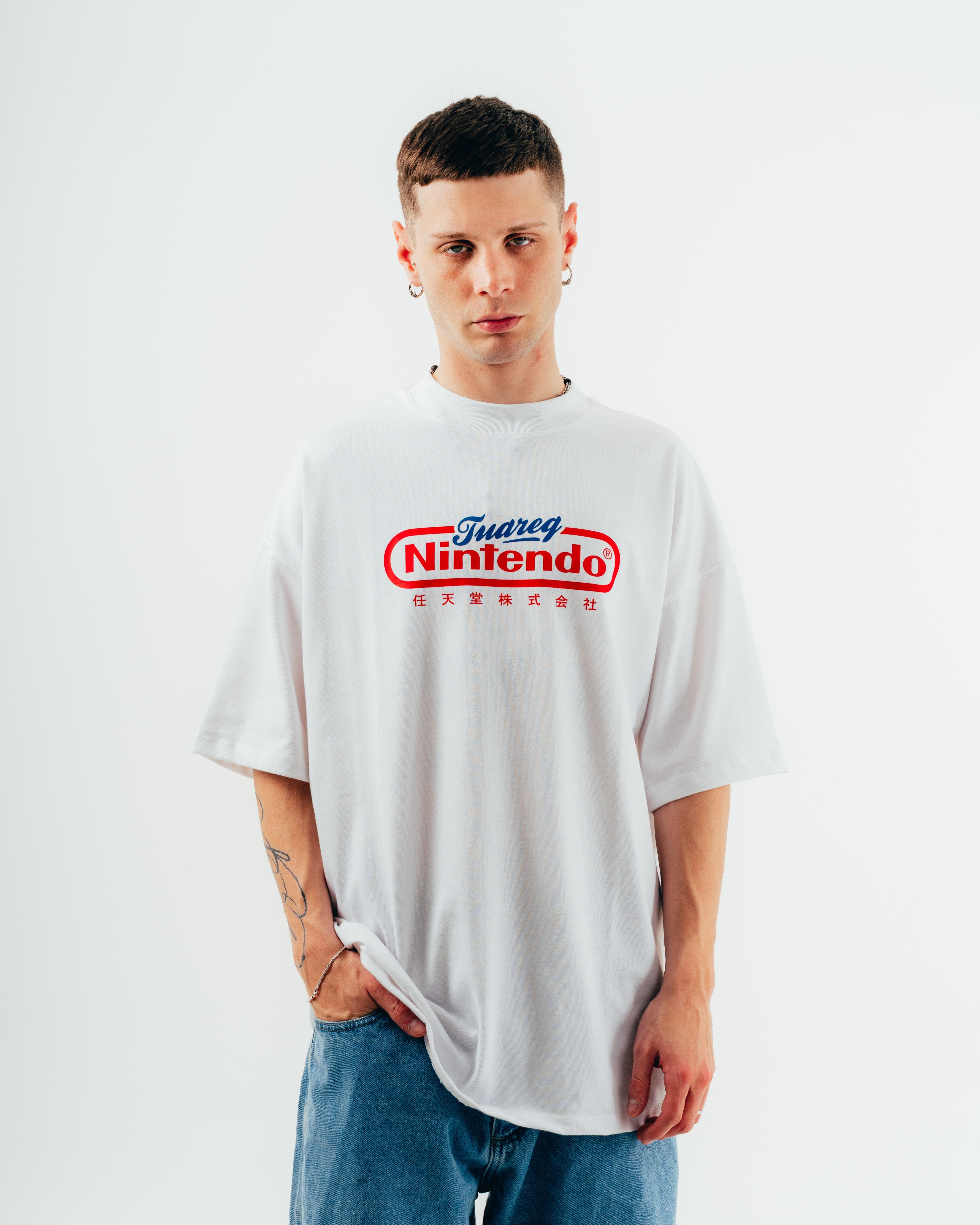 REMERA OVERSIZED [ NINTENDO ] CLUB CRUDO
