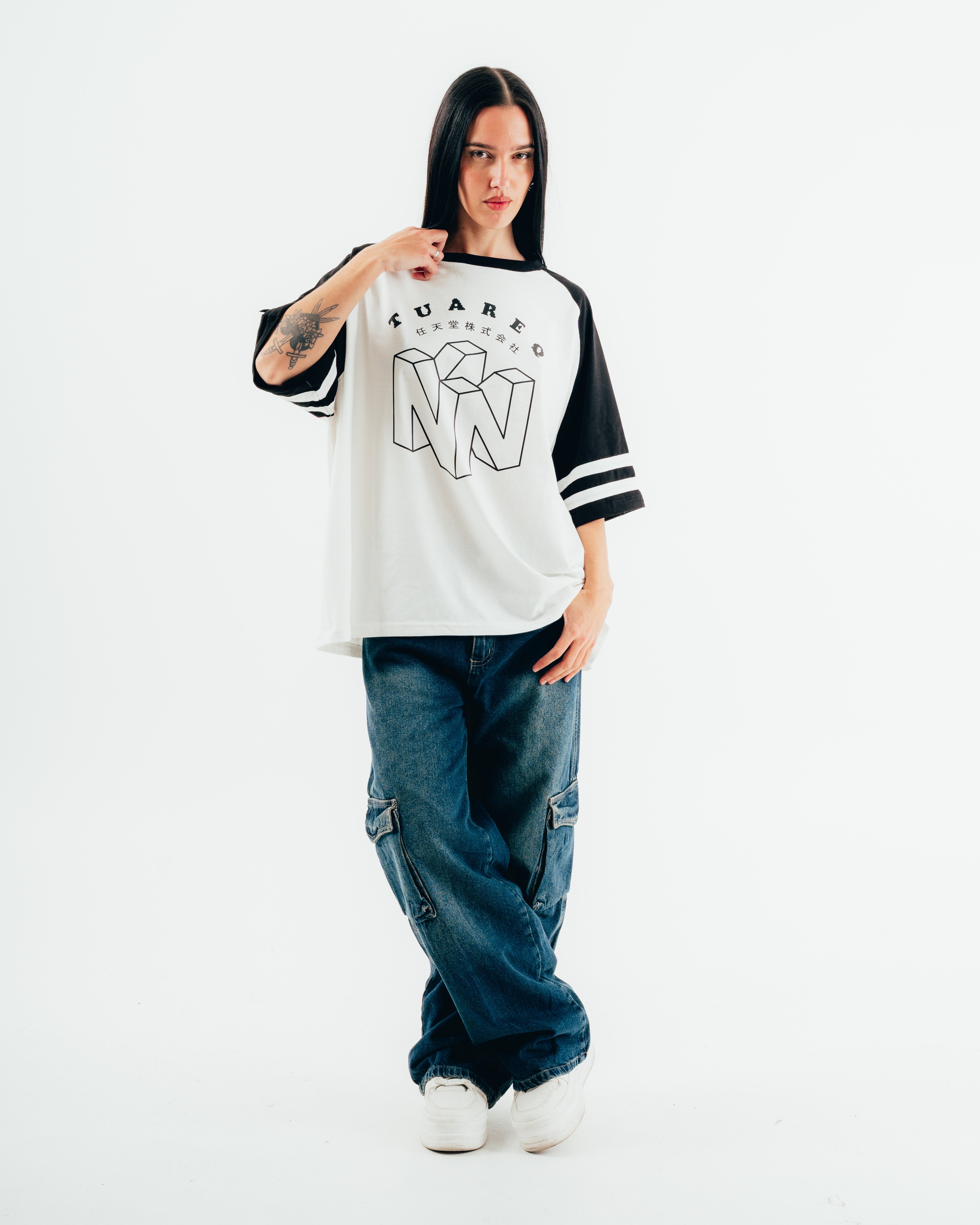REMERA OVERSIZED [ NINTENDO ] RANGLAN