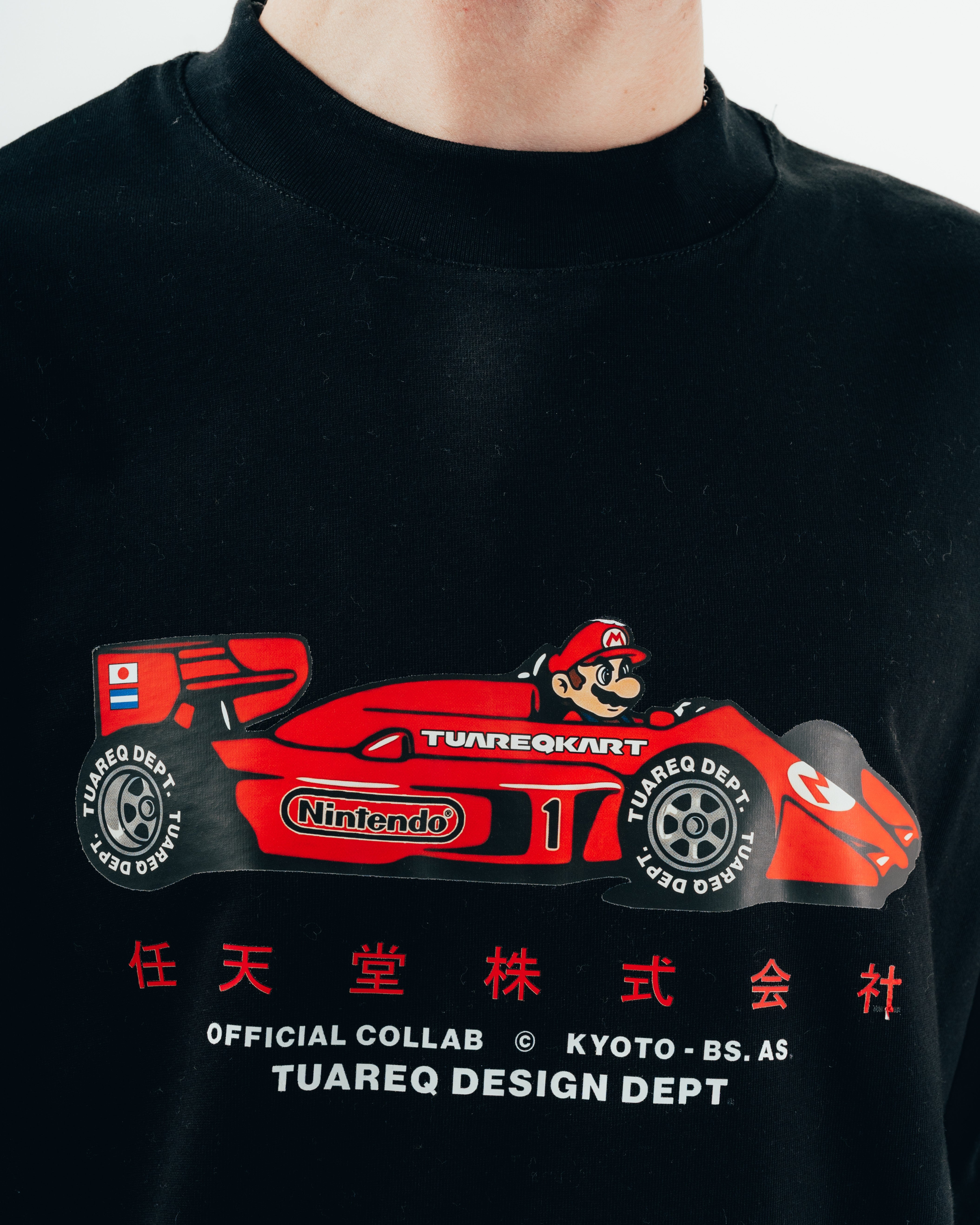 REMERA OVERSIZED [ NINTENDO ] MARIO KART BLACK